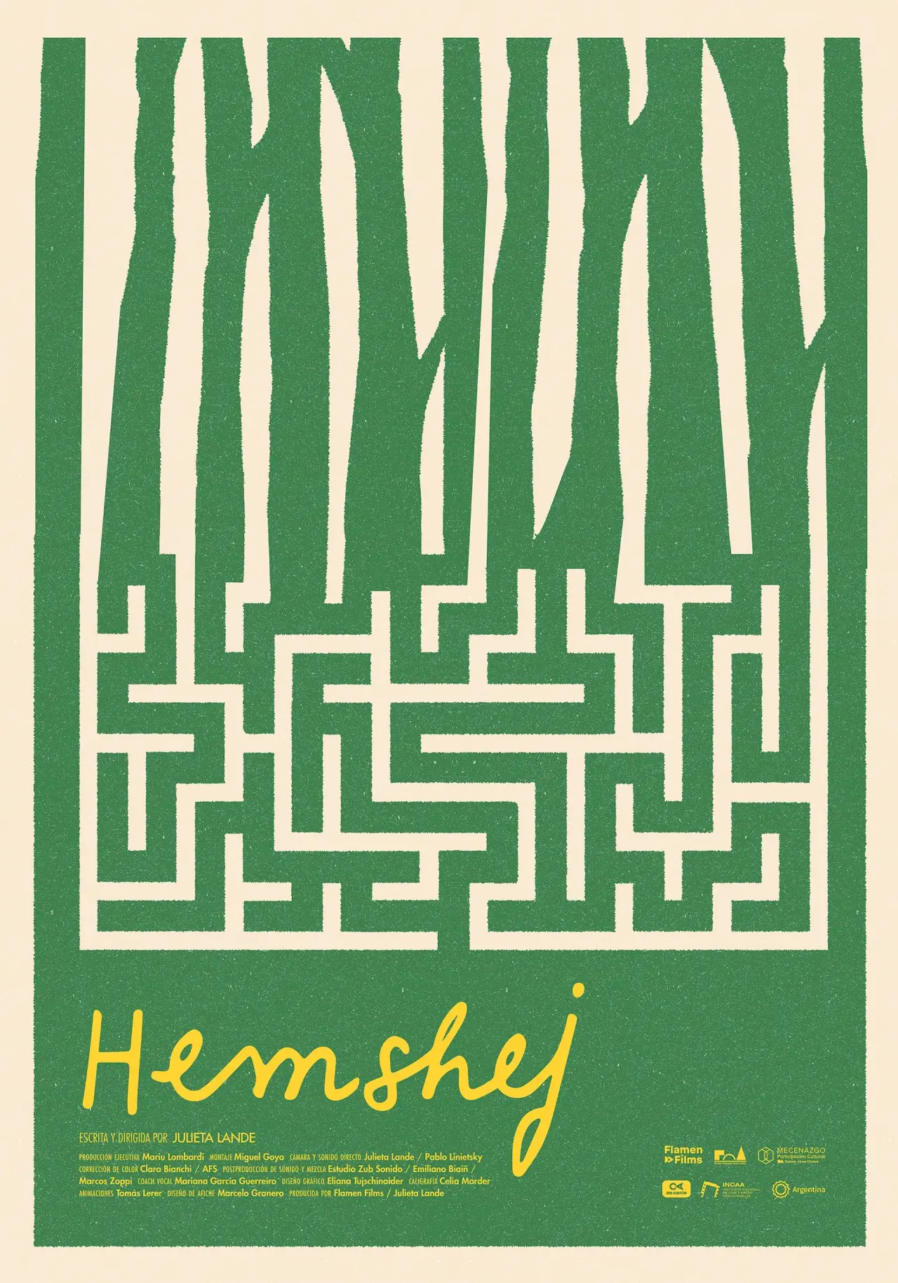 Plakat filmowy "Hemshej"