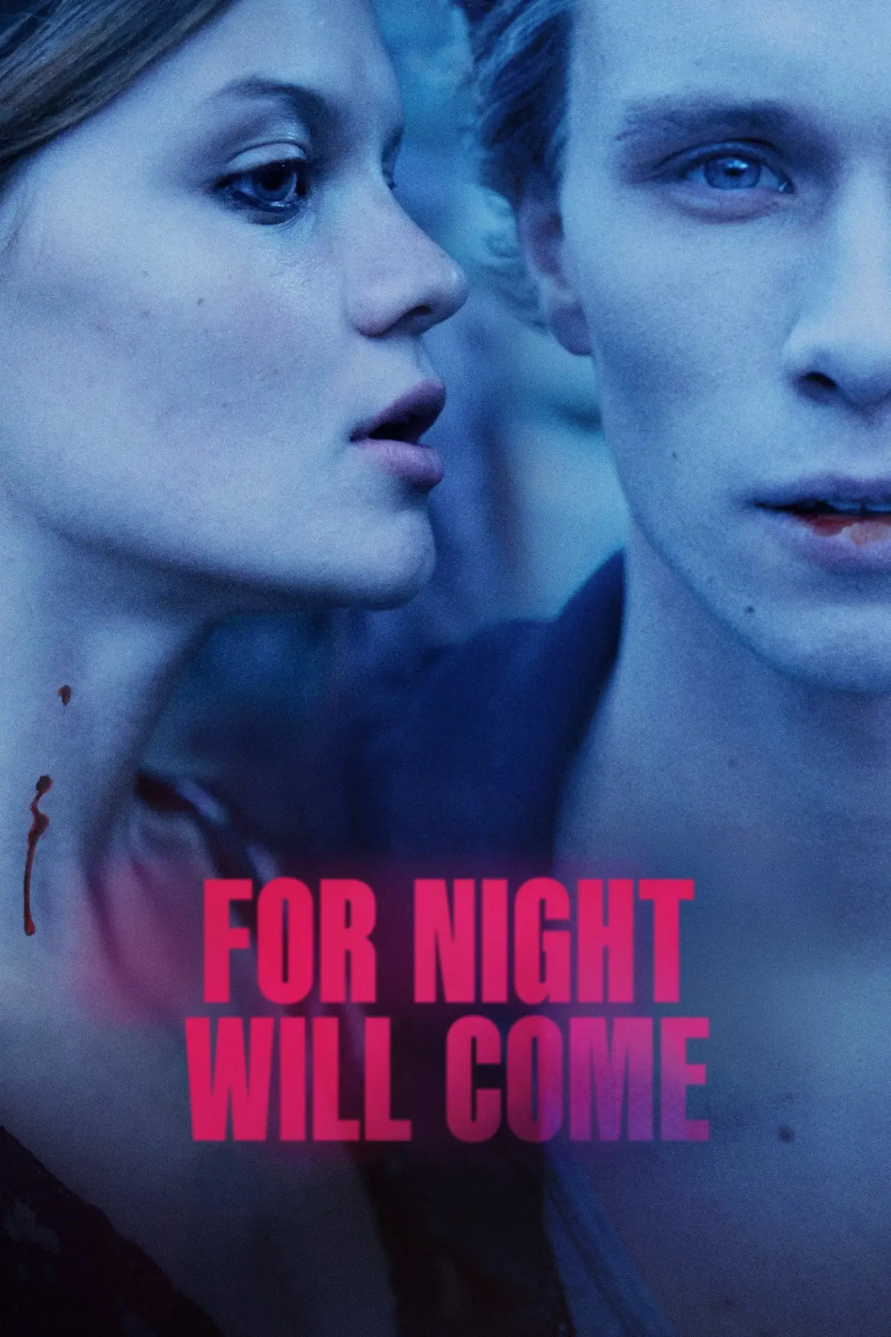 Plakat filmowy "Czekając na noc"