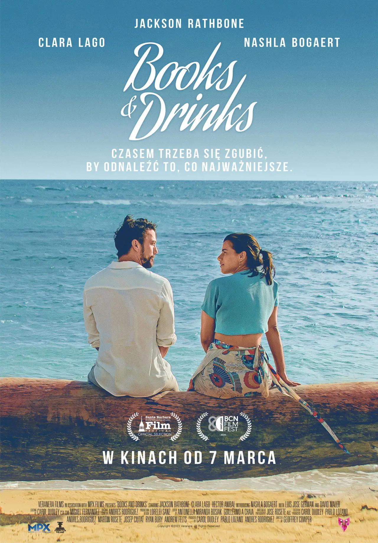 Plakat filmowy "Books & Drinks"