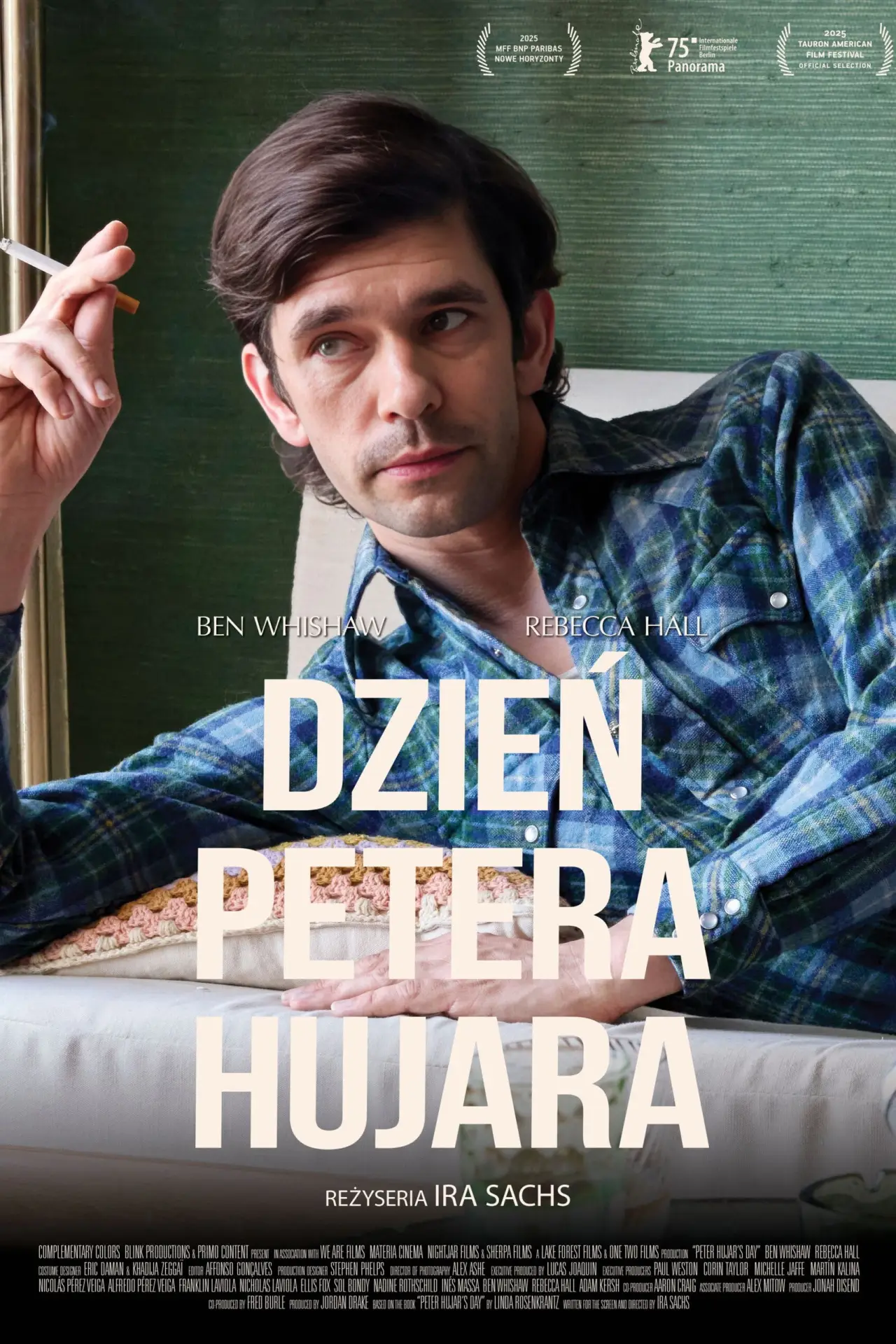 Plakat filmowy "Dzień Petera Hujara"