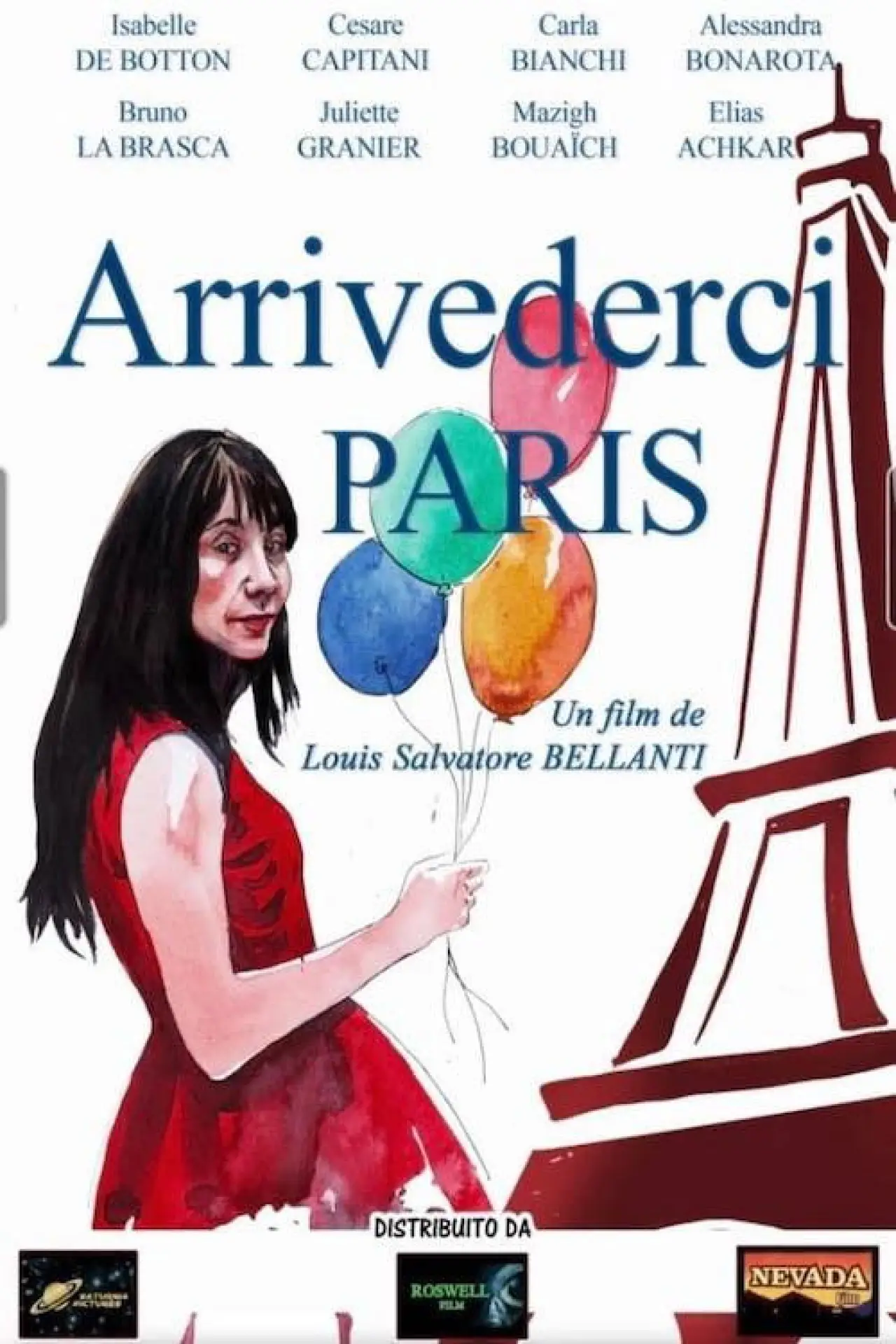 Plakat filmowy "Arrivederci Paris"