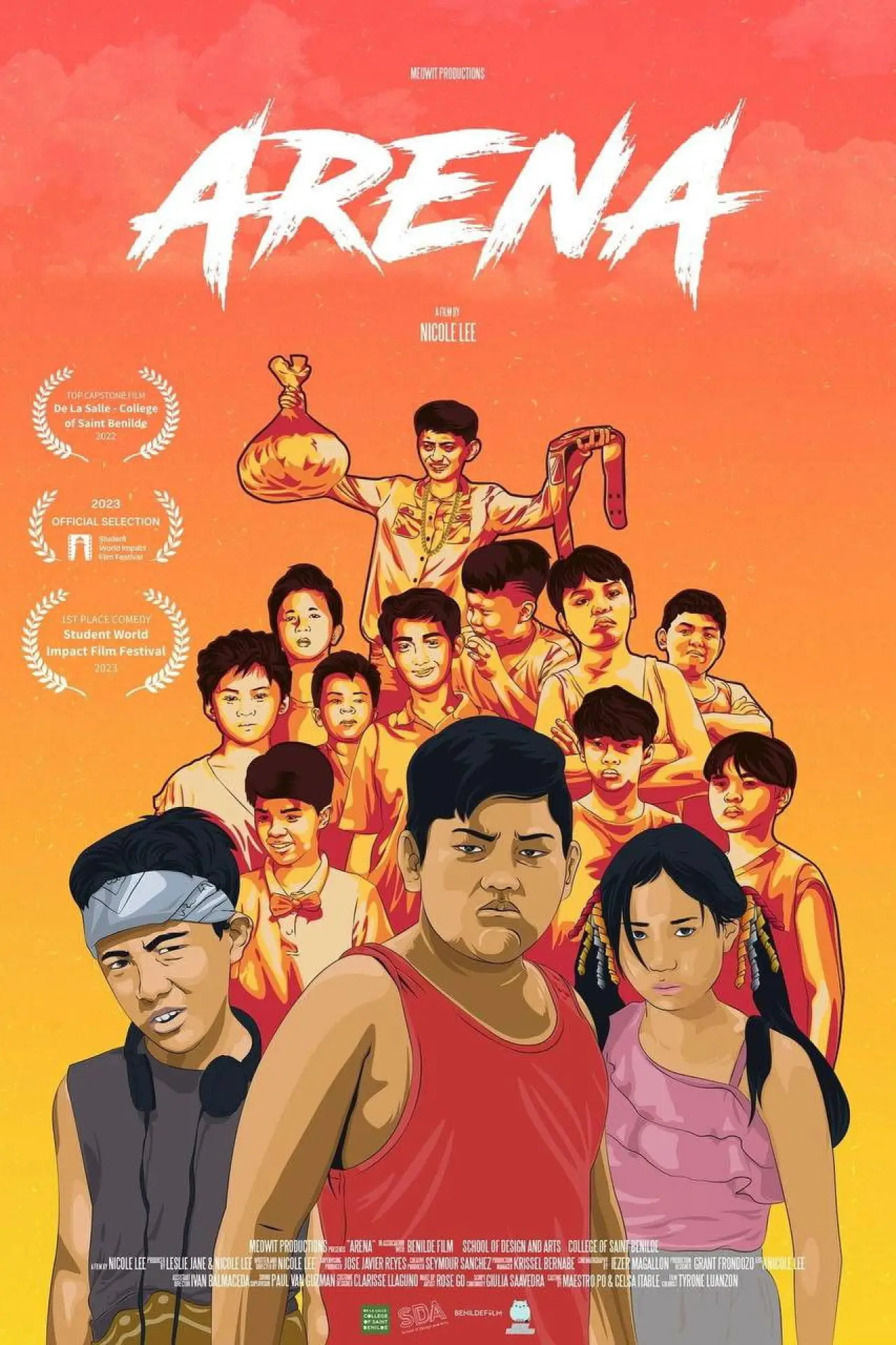 Plakat filmowy "Arena"