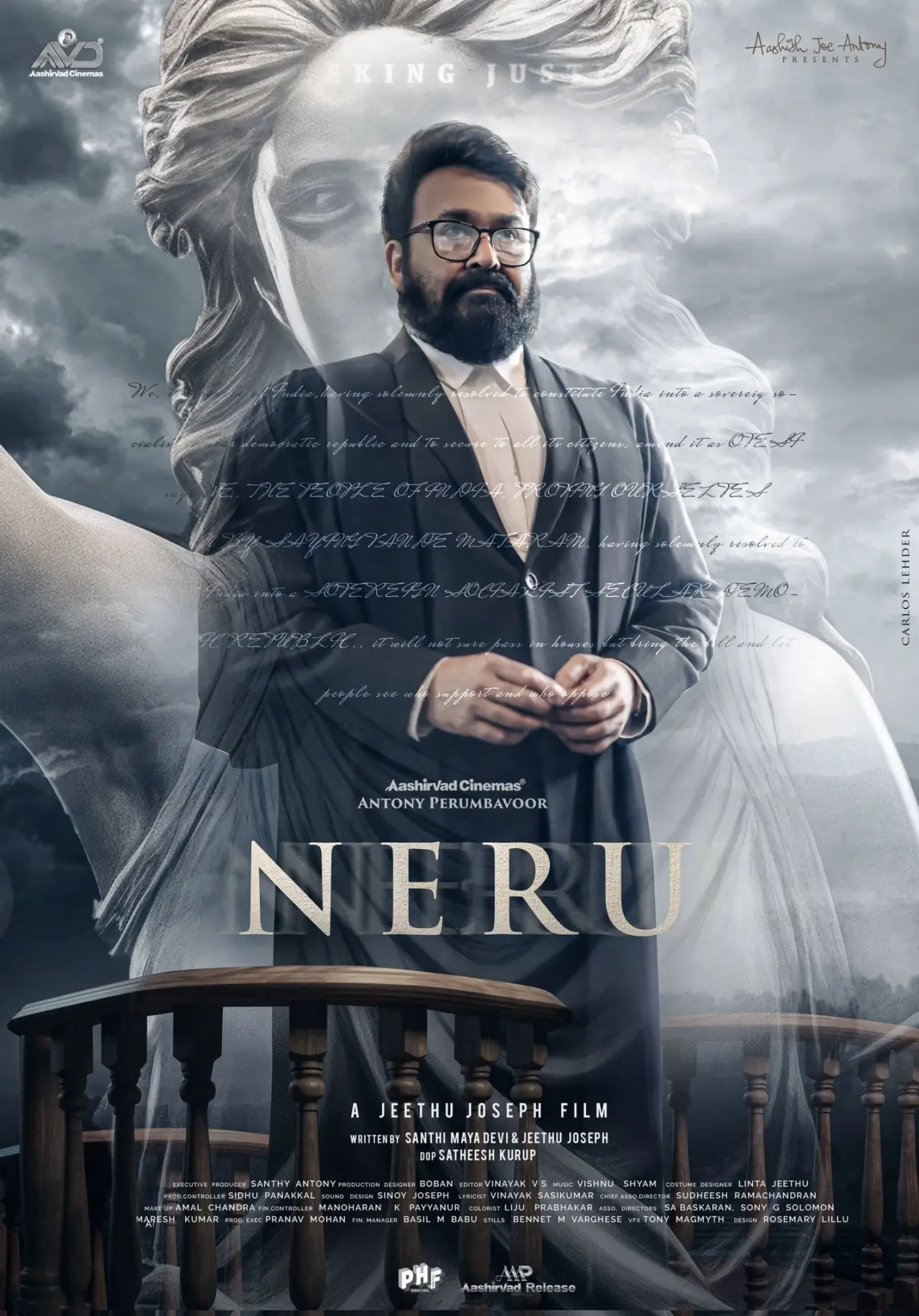 Plakat filmowy "നേര്"