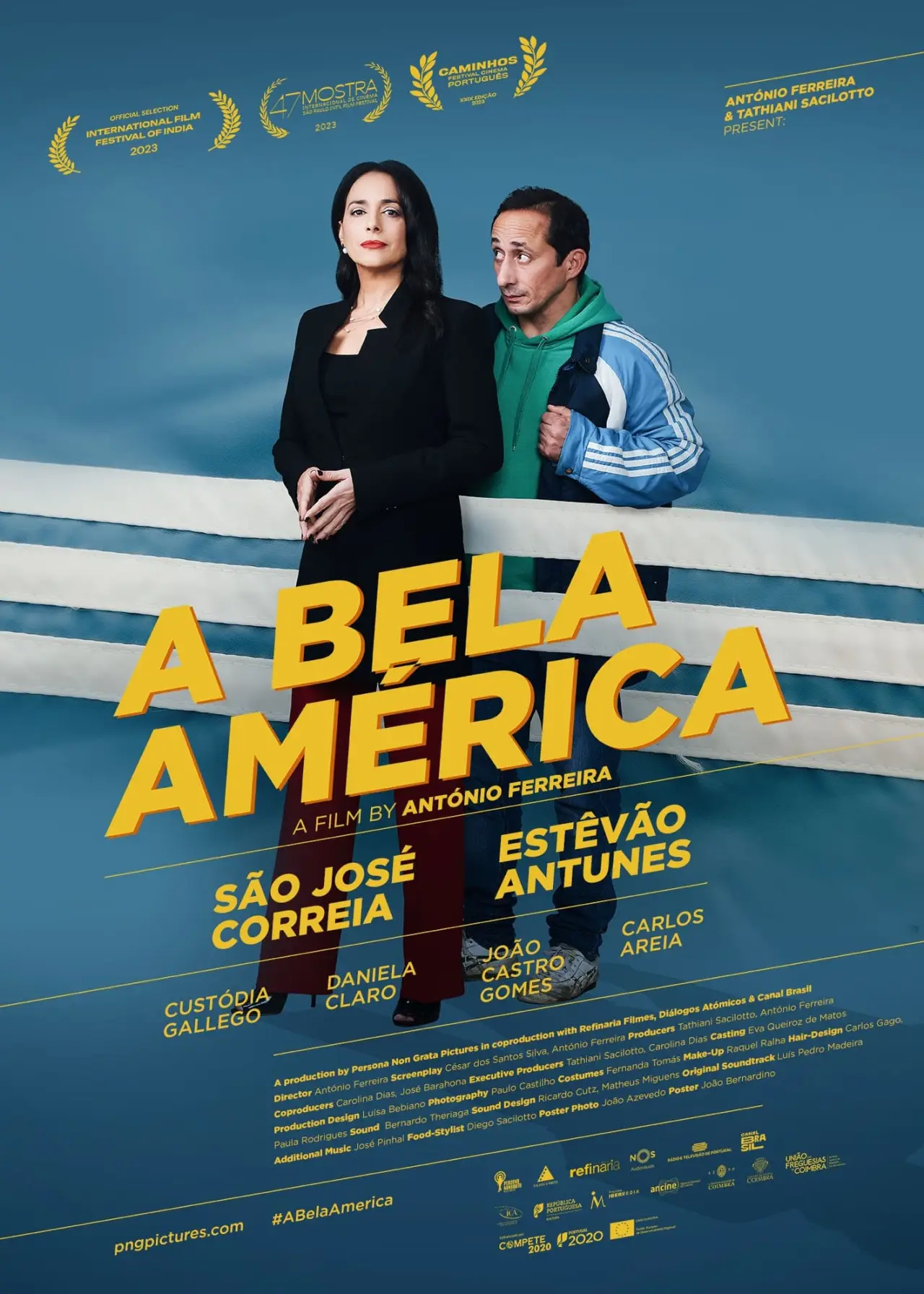 Plakat filmowy "A Bela América"