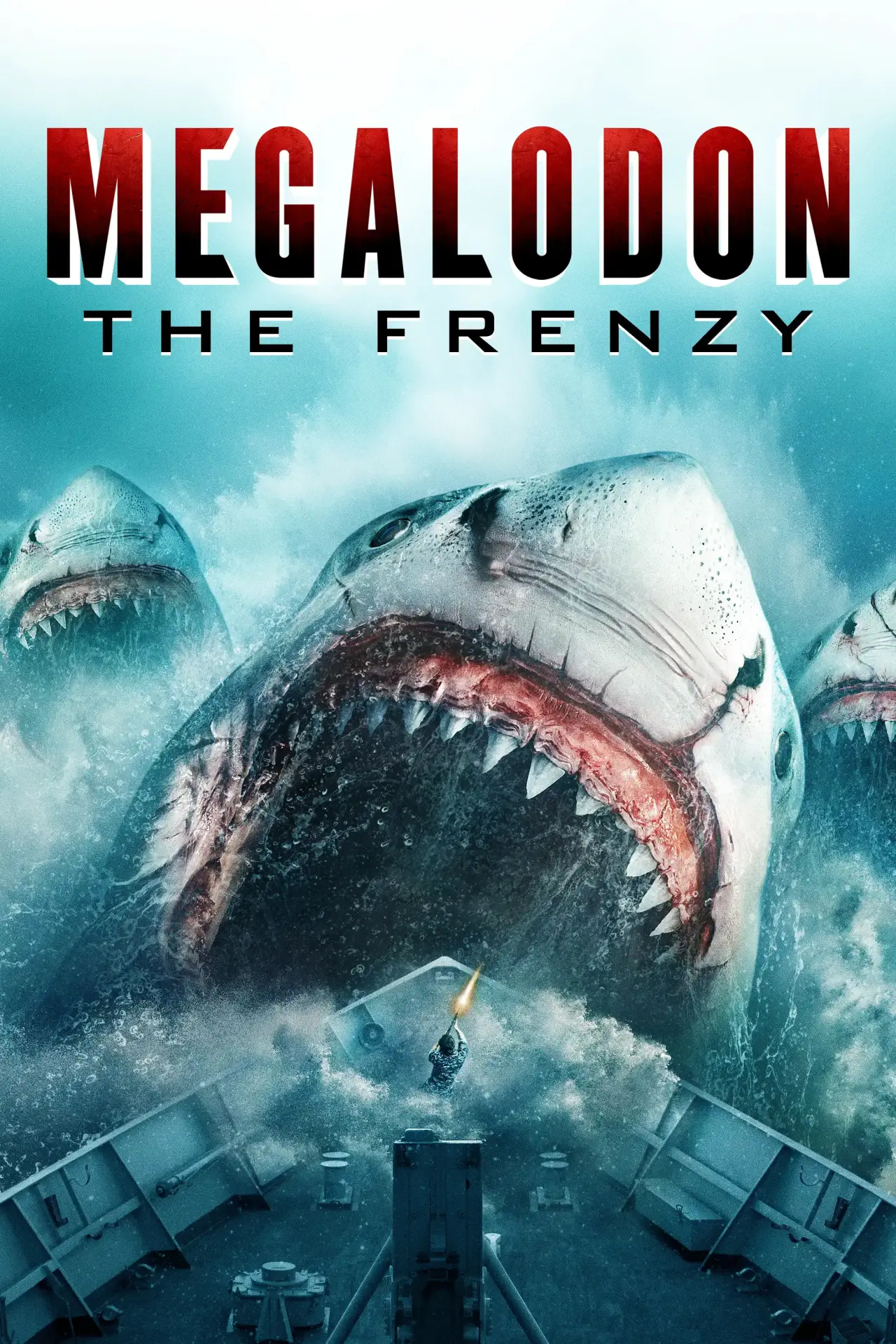 Plakat filmowy "Megalodon: Obłęd"