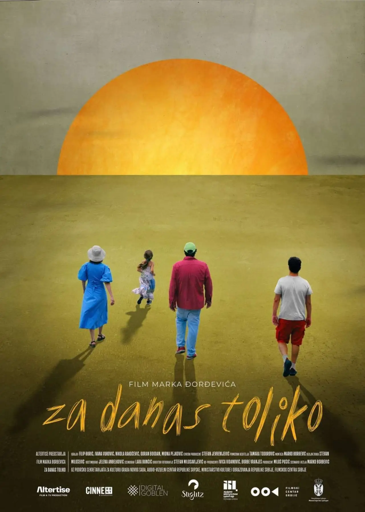 Plakat filmowy "За данас толико"