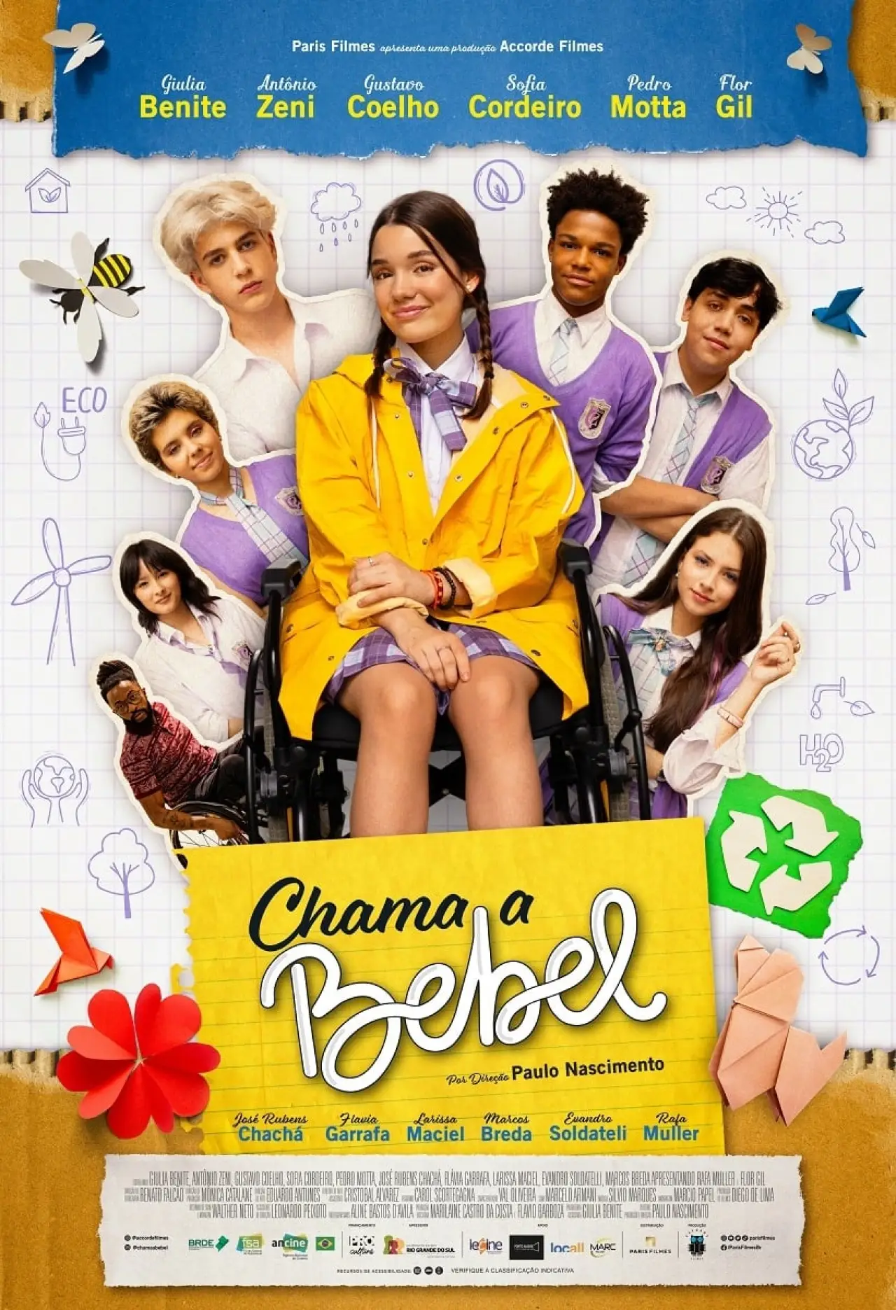 Plakat filmowy "Chama a Bebel"