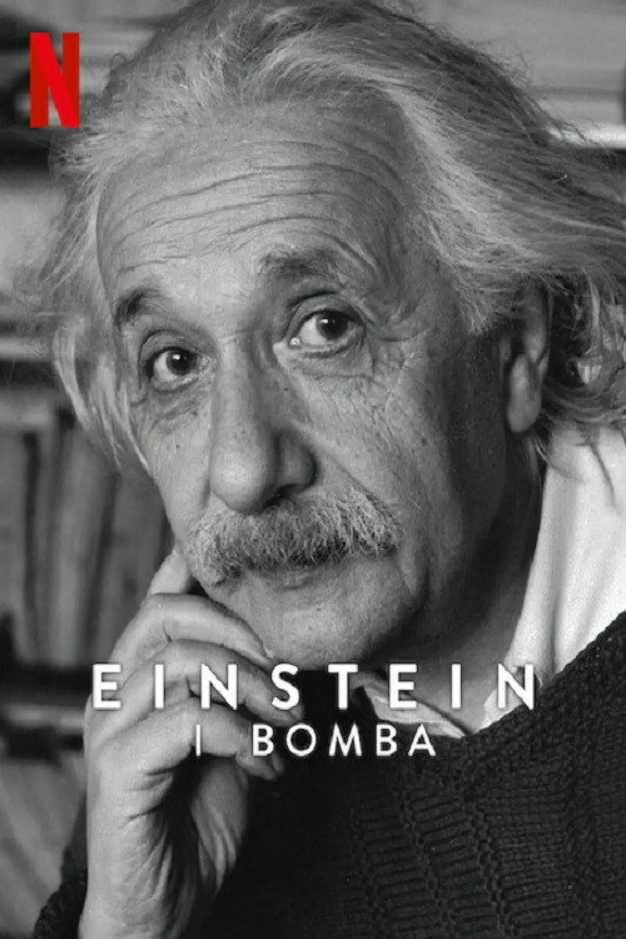Plakat filmowy "Einstein i bomba"