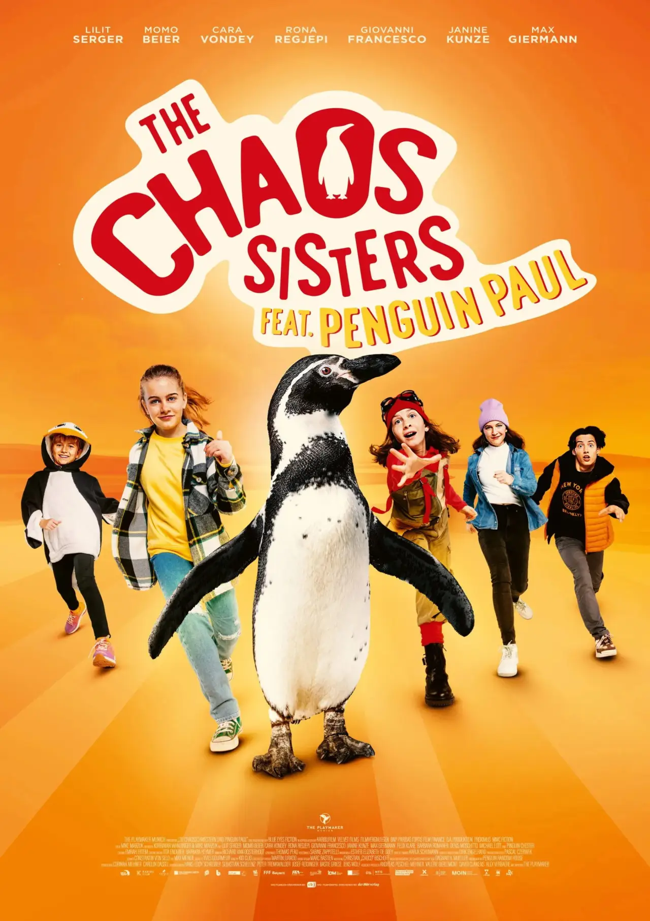 Plakat filmowy "Die Chaosschwestern und Pinguin Paul"