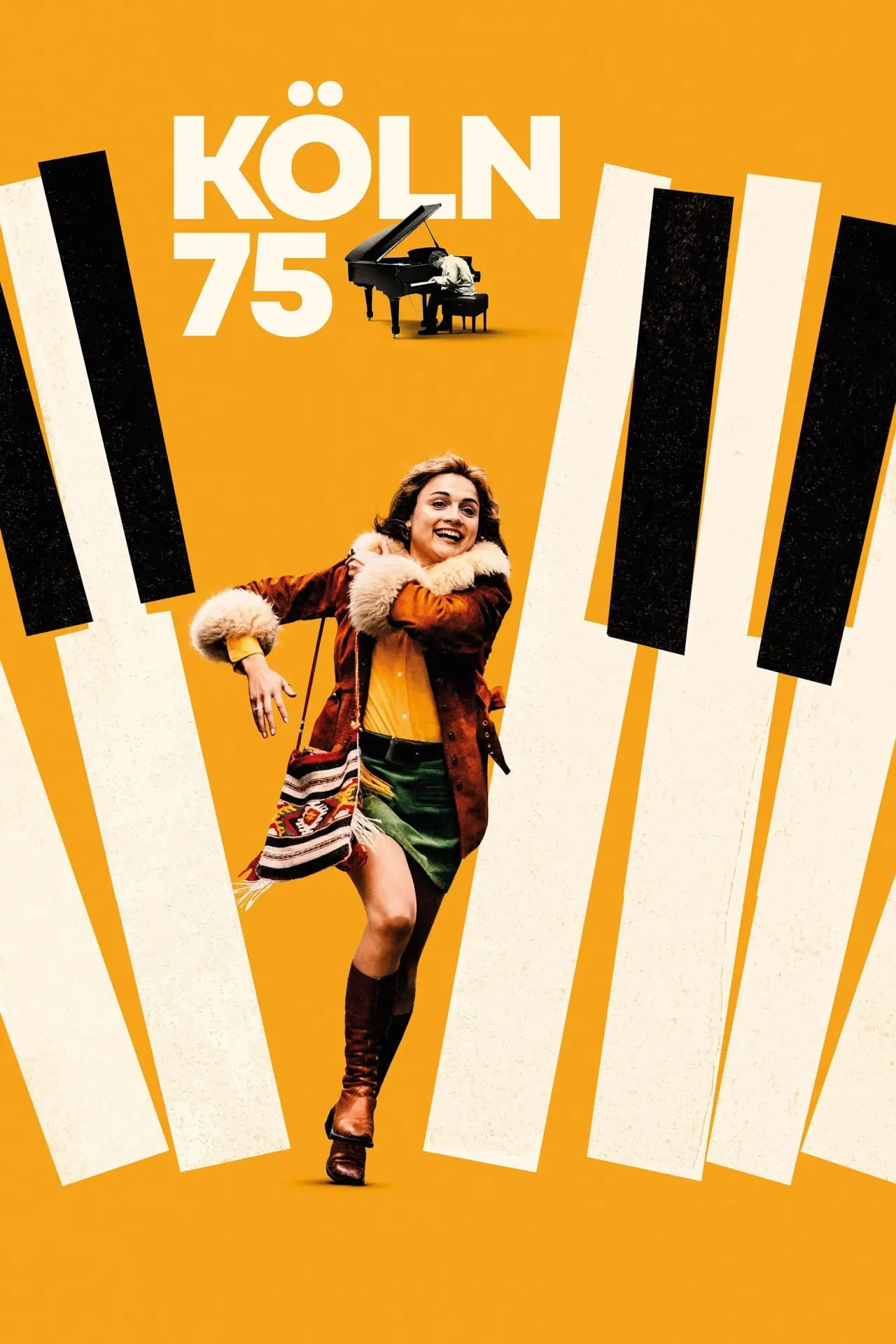 Plakat filmowy "Dziewczyna z Kolonii"