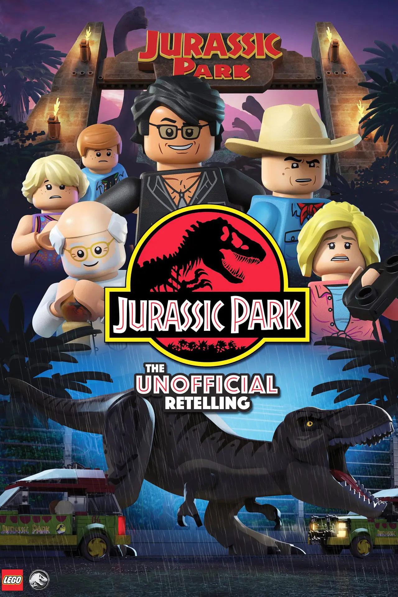 Plakat filmowy "LEGO Jurassic Park: The Unofficial Retelling"
