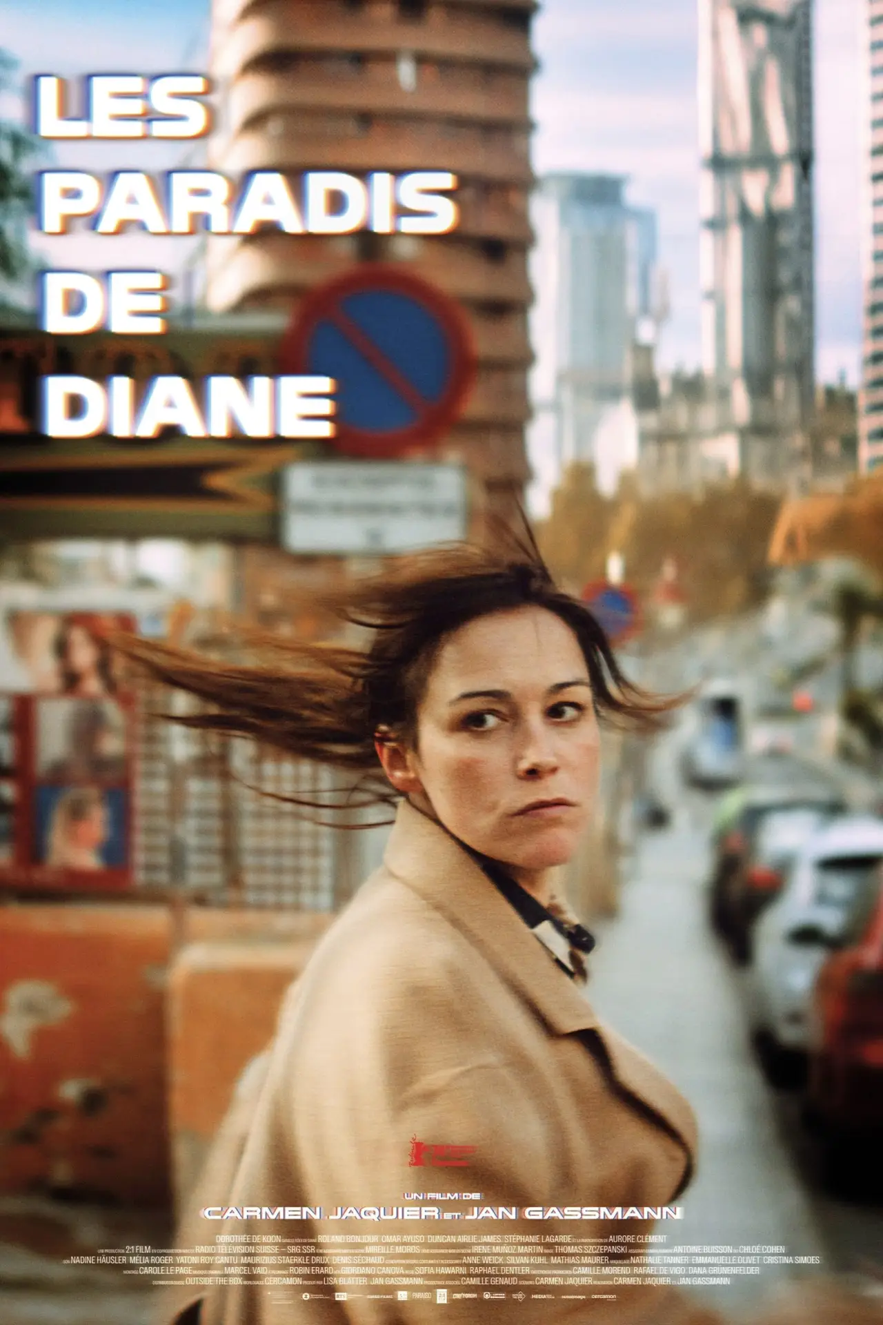 Plakat filmowy "Les Paradis de Diane"