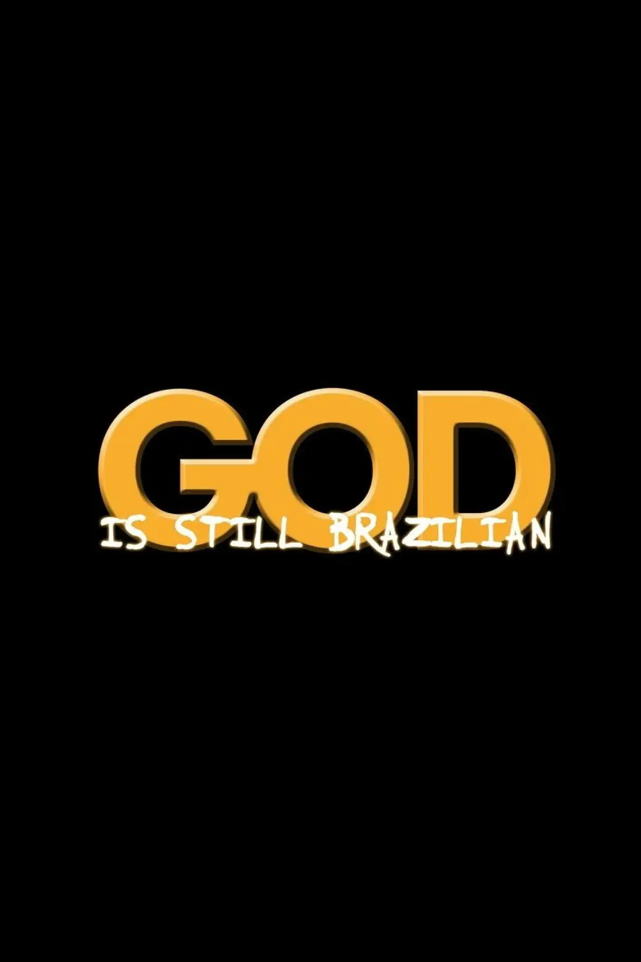 Plakat filmowy "Deus Ainda É Brasileiro"