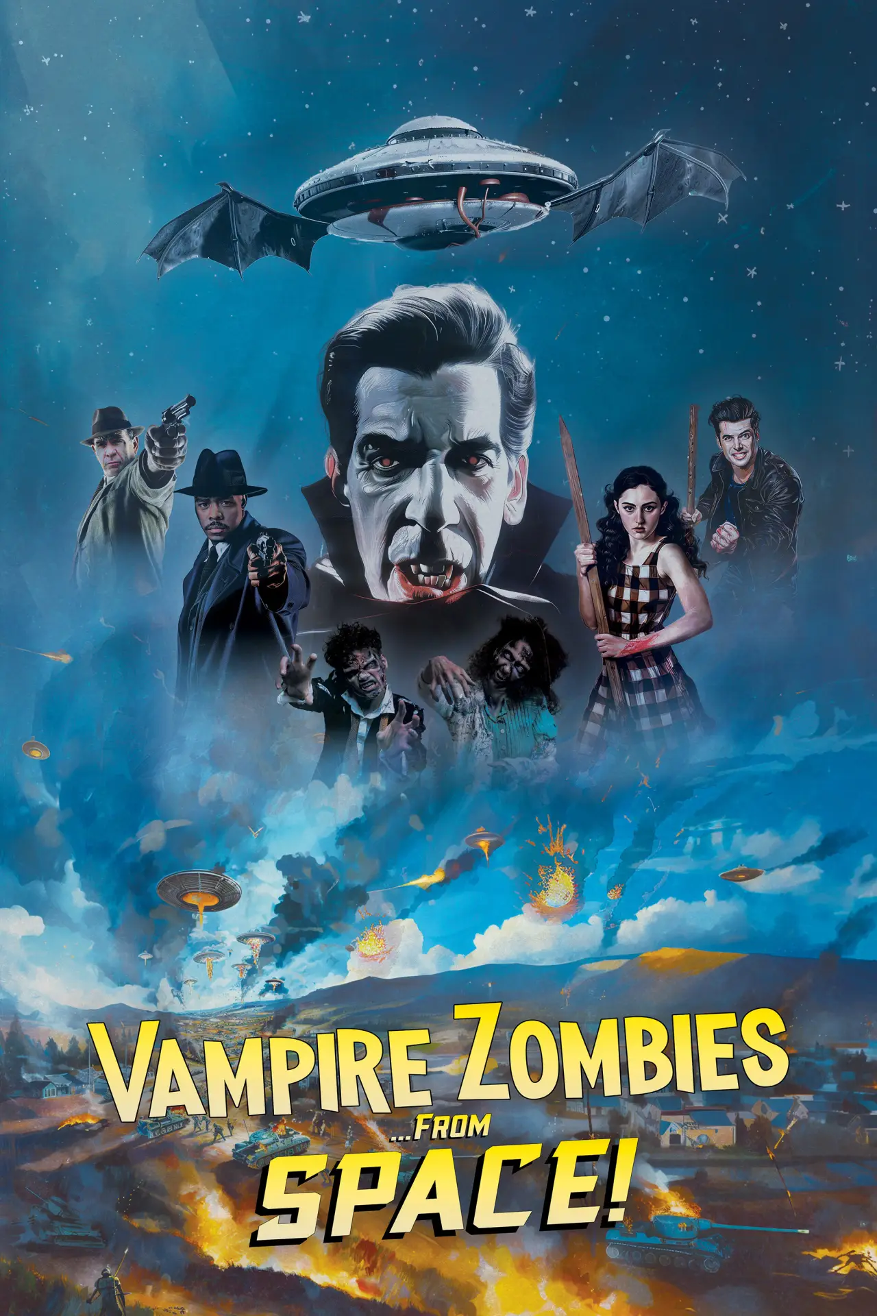 Plakat filmowy "Vampire Zombies...from Space!"