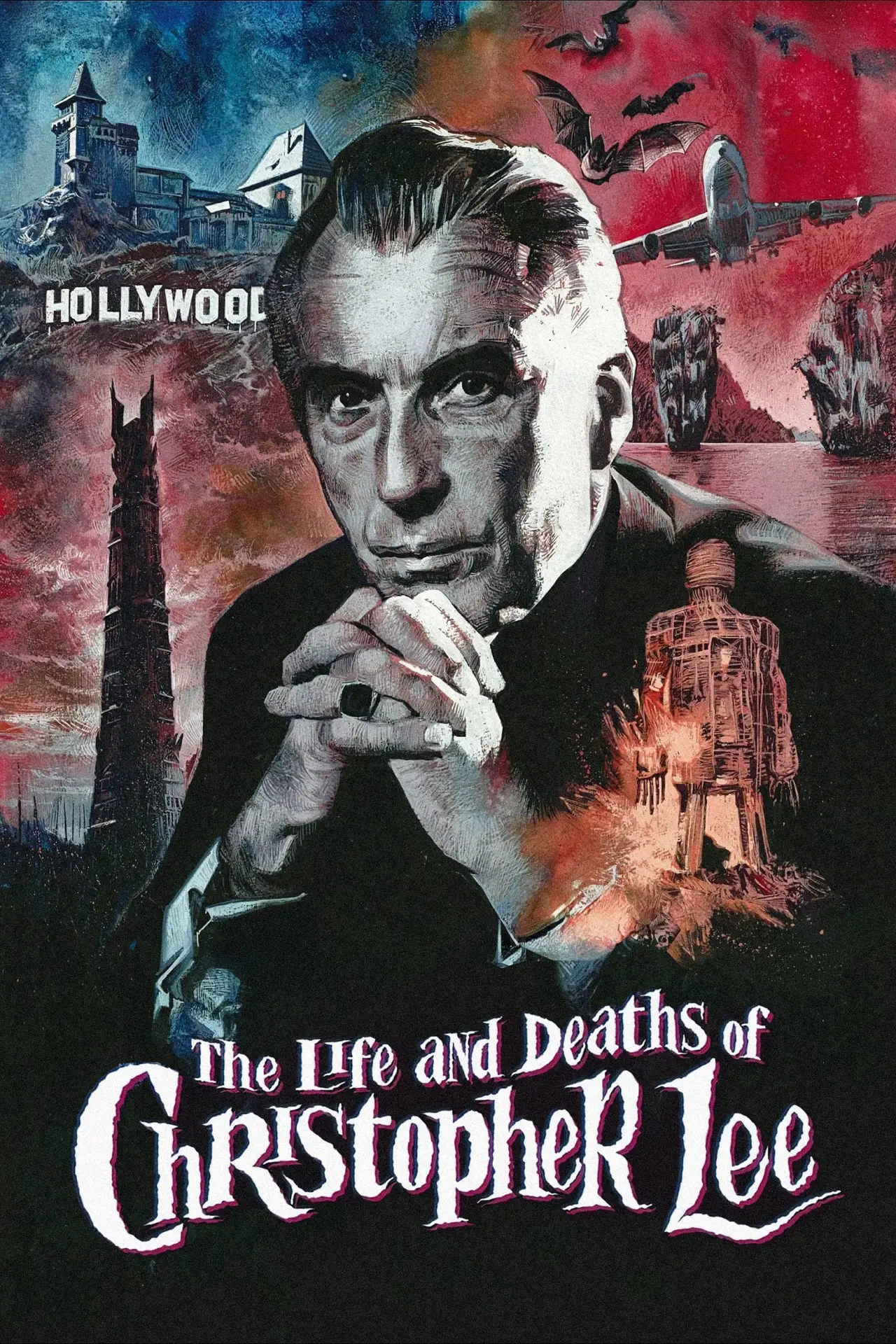 Plakat filmowy "Życia i śmierci Christophera Lee"