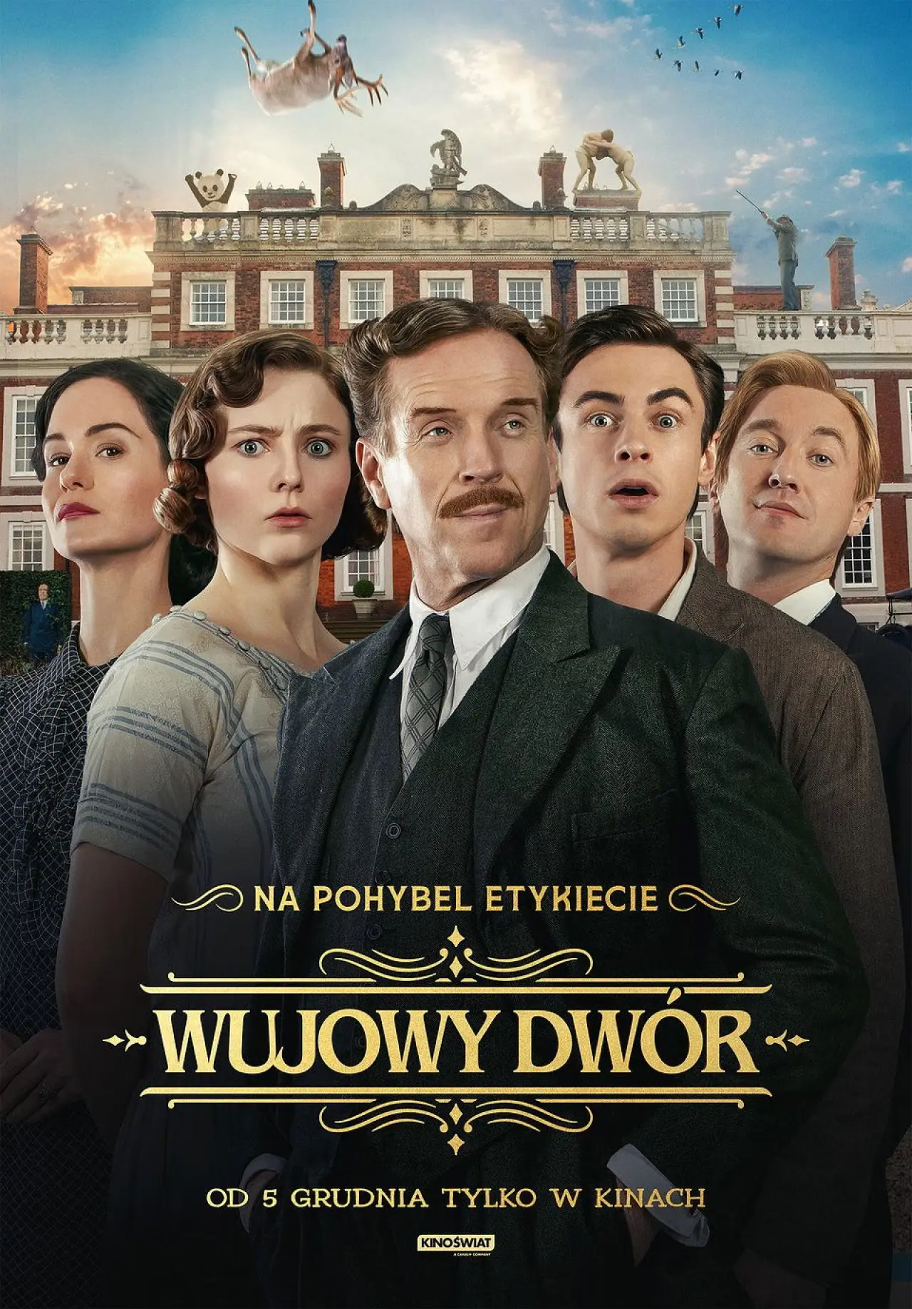 Plakat filmowy "Wujowy Dwór"