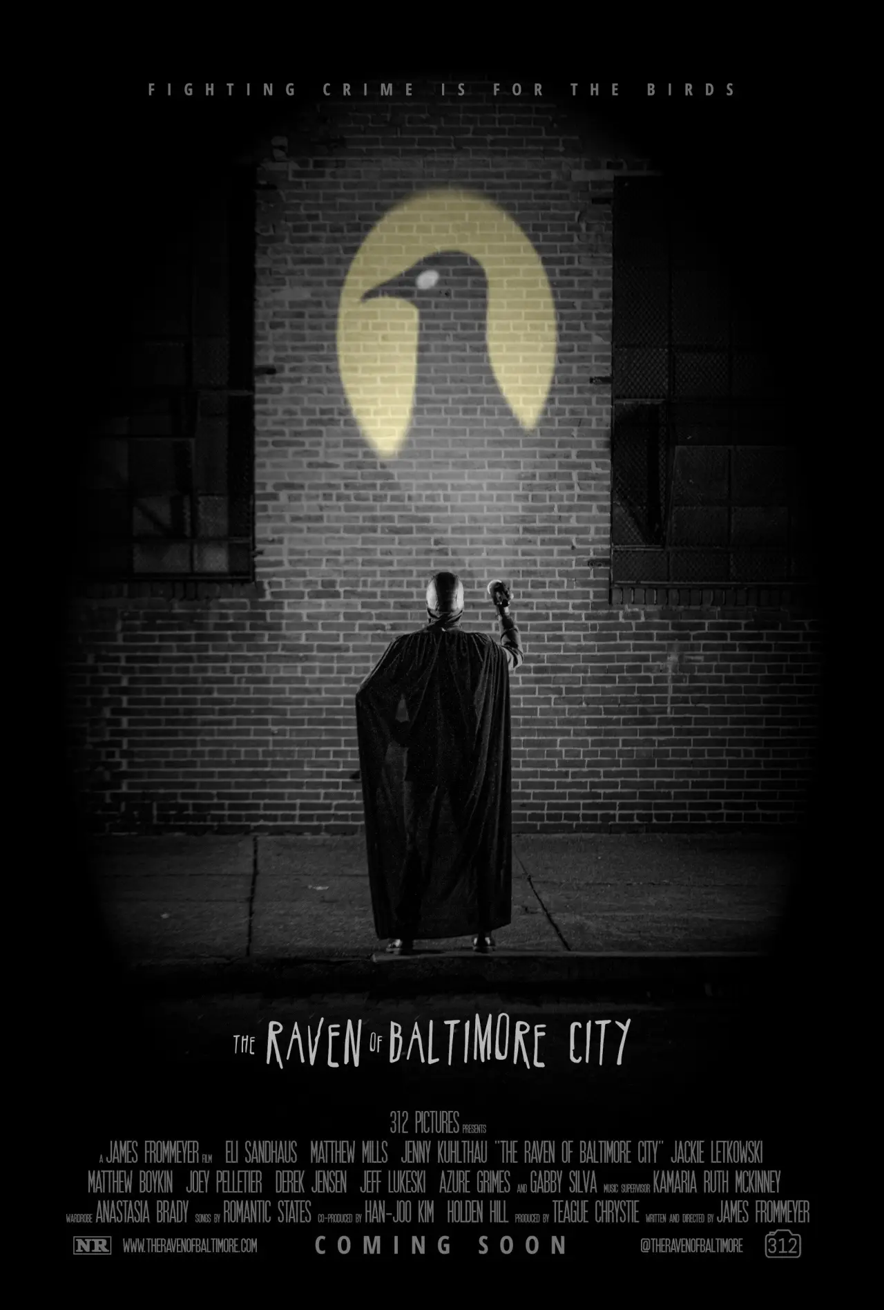 Plakat filmowy "The Raven of Baltimore City"