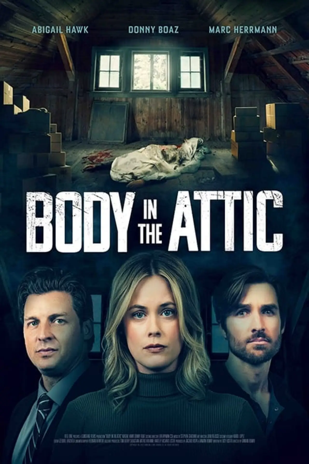 Plakat filmowy "Zwłoki na strychu"