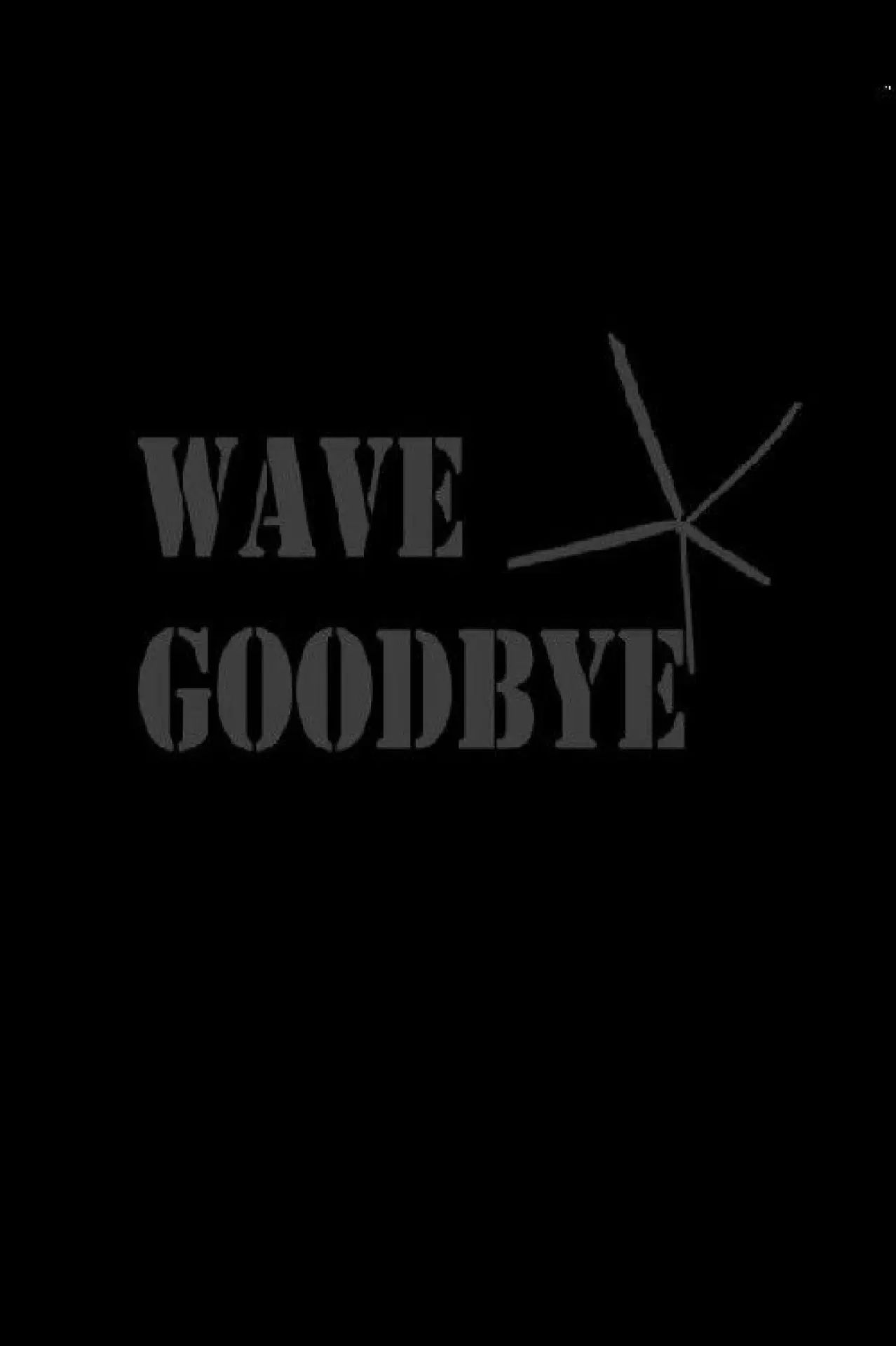 Plakat filmowy "Wave Goodbye"