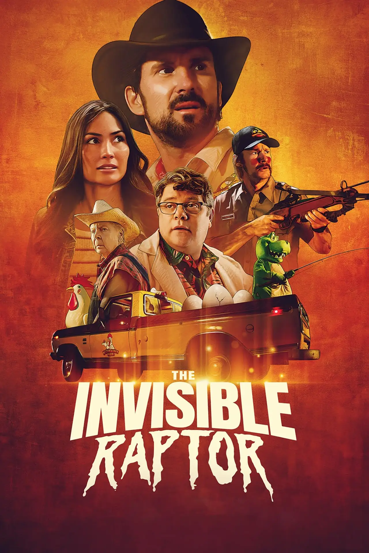 Plakat filmowy "The Invisible Raptor"