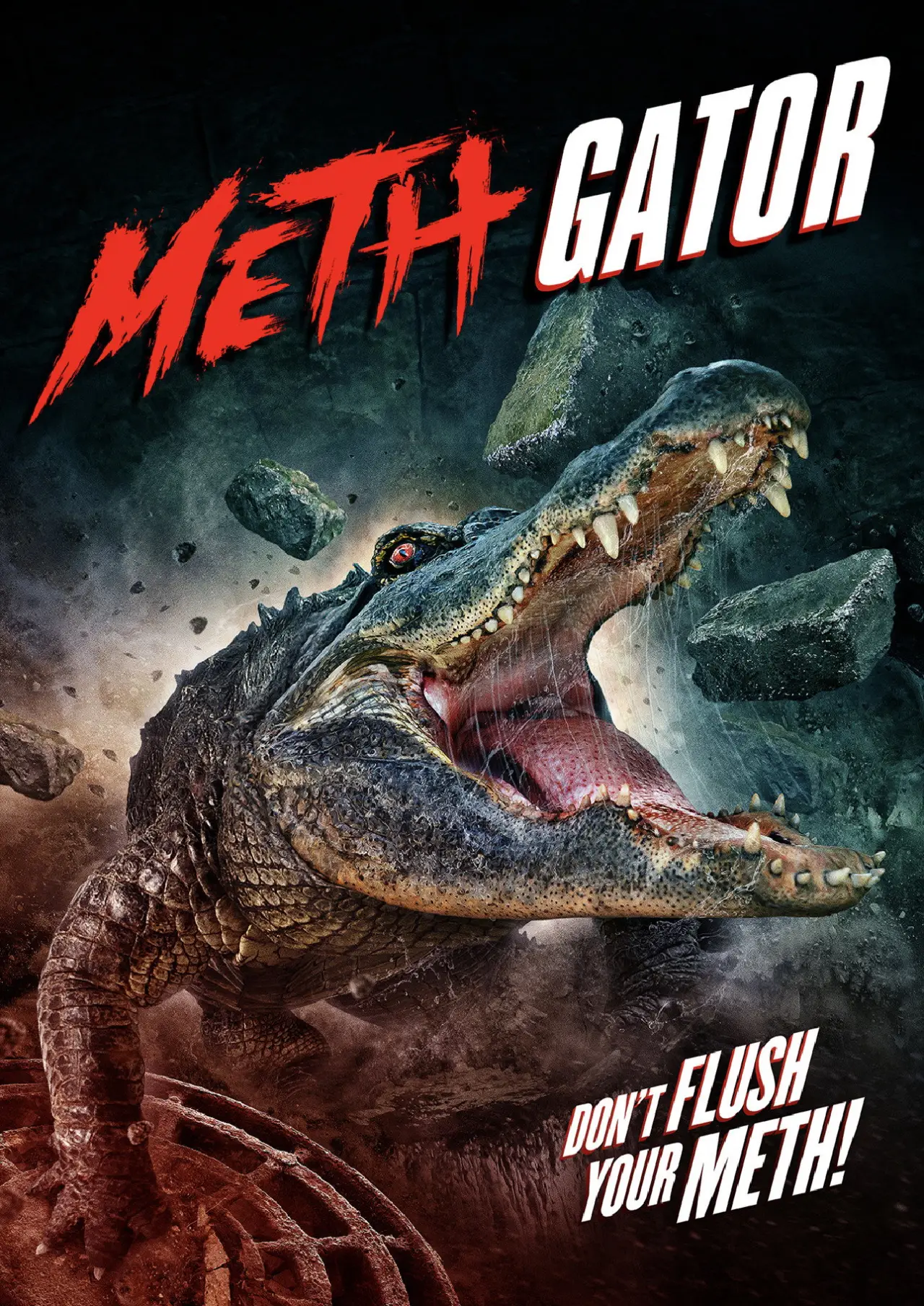 Plakat filmowy "Meth Gator"