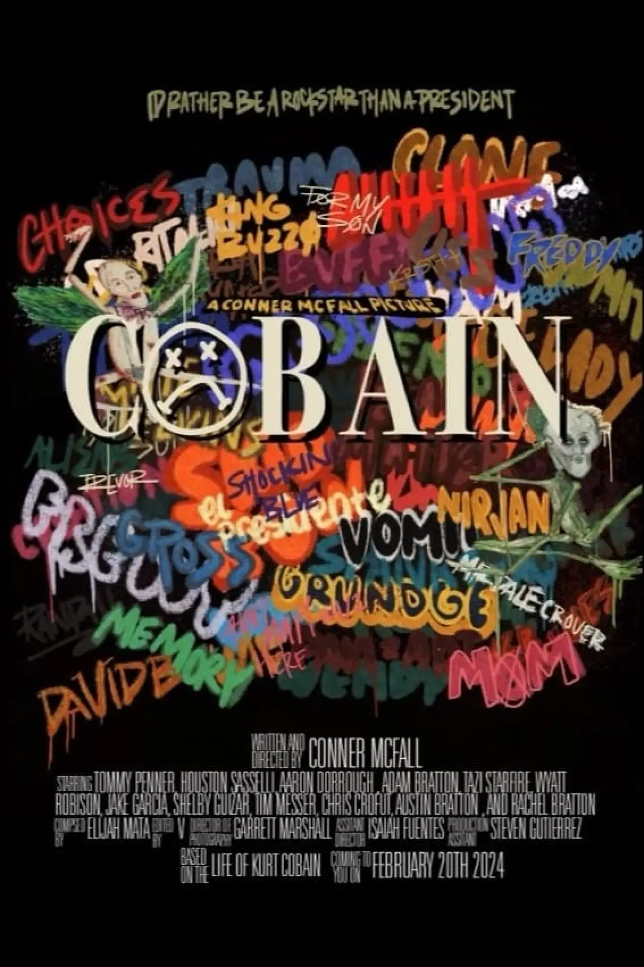 Plakat filmowy "COBAIN"