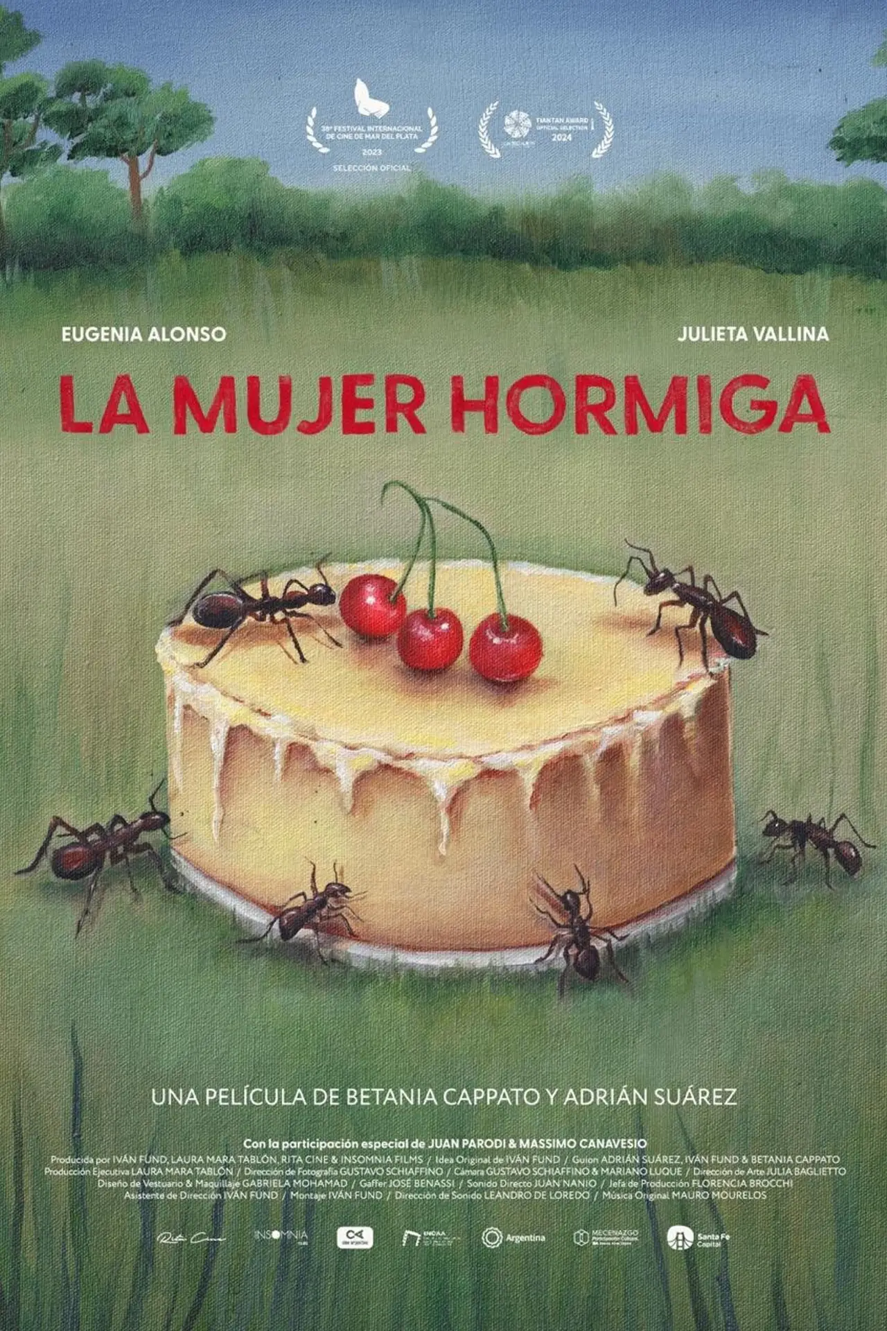 Plakat filmowy "La mujer hormiga"