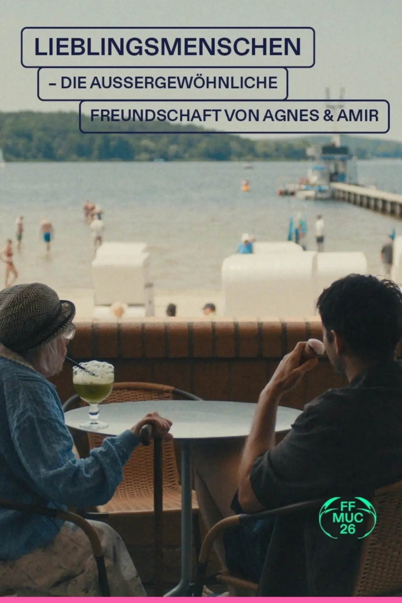 Plakat filmowy "Lieblingsmenschen - Die außergewöhnliche Freundschaft von Agnes & Amir"
