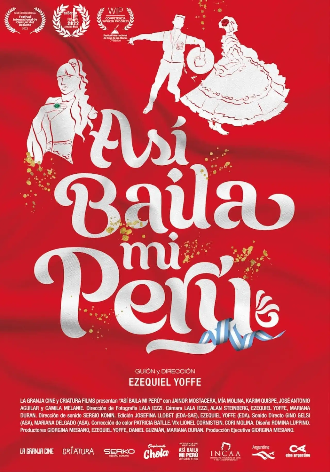 Plakat filmowy "Así baila mí Perú"