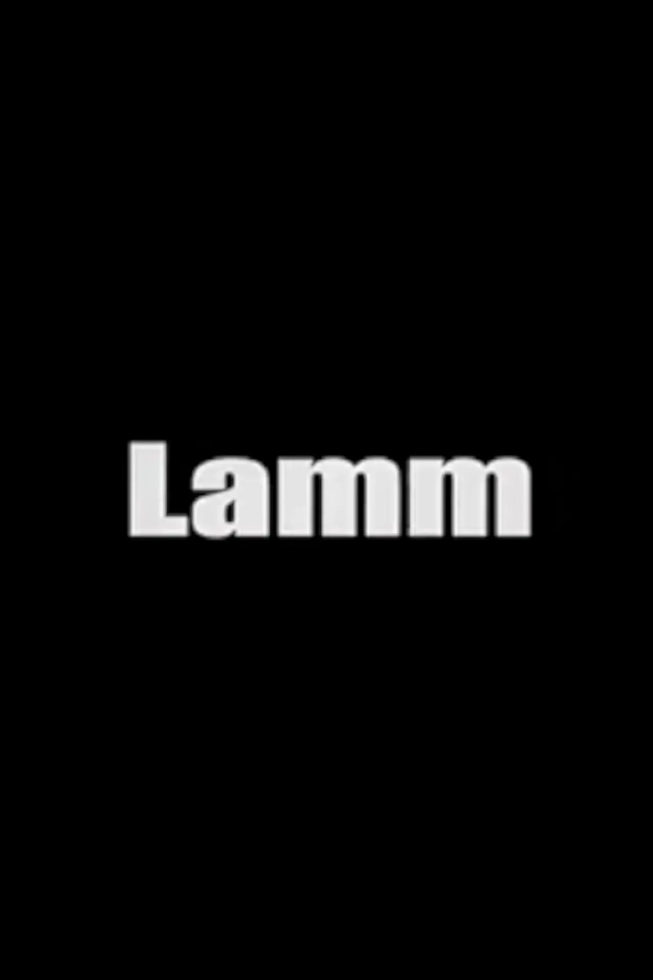 Plakat filmowy "Lamm"