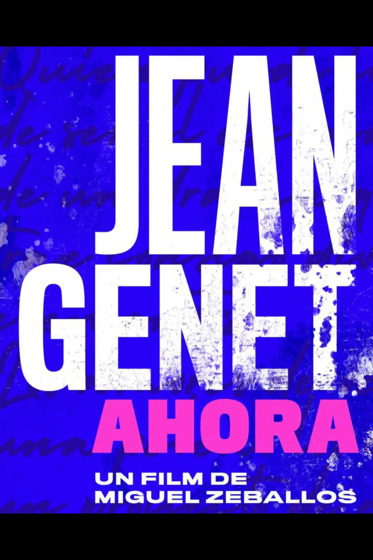 Plakat filmowy "Jean Genet Ahora"