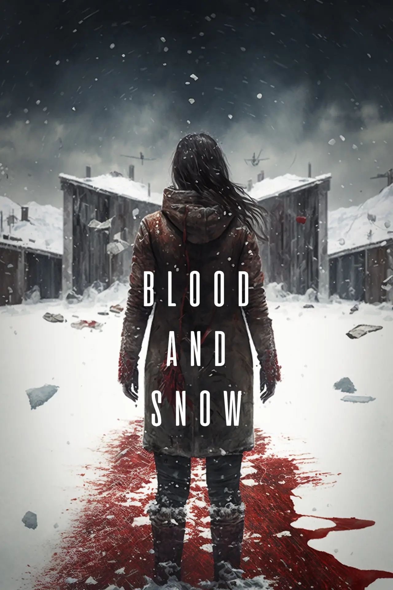 Plakat filmowy "Krew i śnieg"