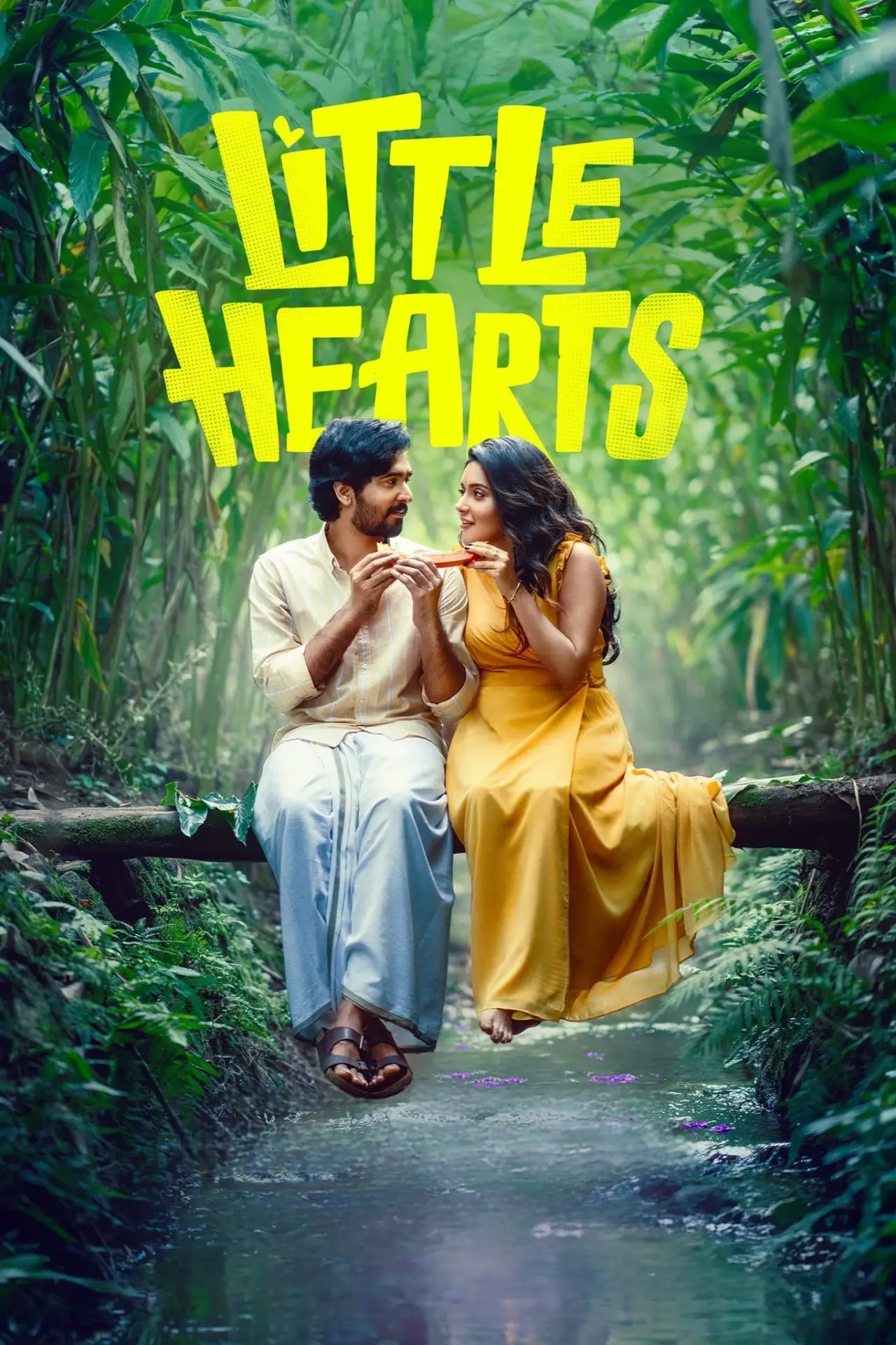 Plakat filmowy "ലിറ്റില്‍ ഹാര്‍ട്‍സ്"