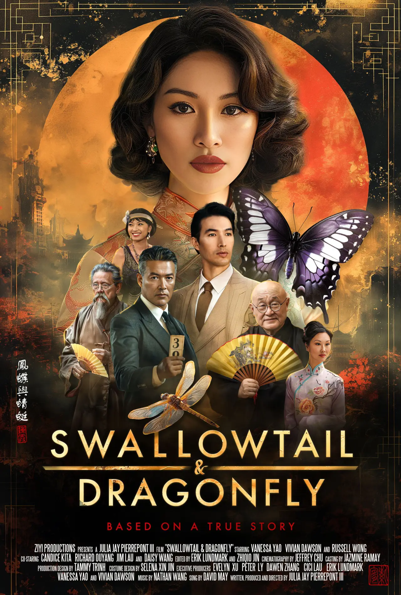 Plakat filmowy "Swallowtail & Dragonfly"