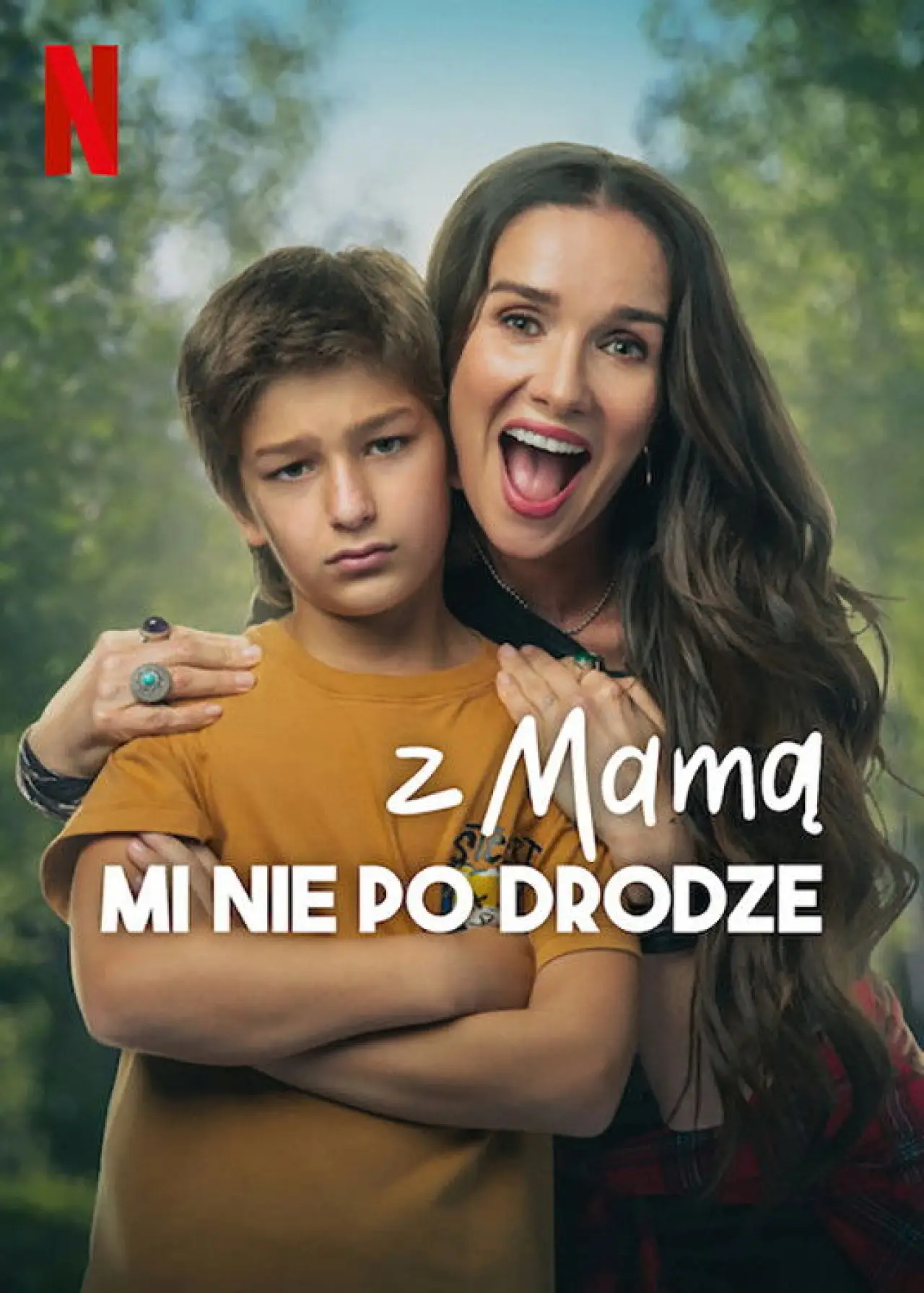 Plakat filmowy "Z mamą mi nie po drodze"