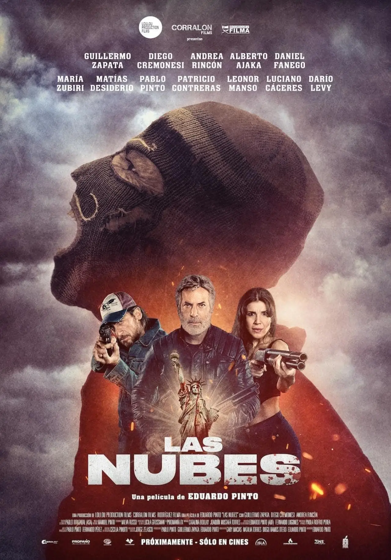 Plakat filmowy "Las nubes"