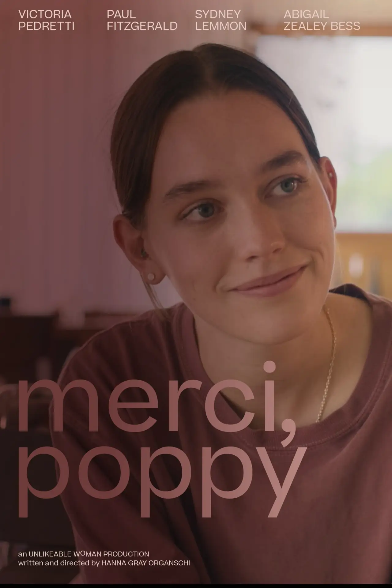 Plakat filmowy "Merci, Poppy"