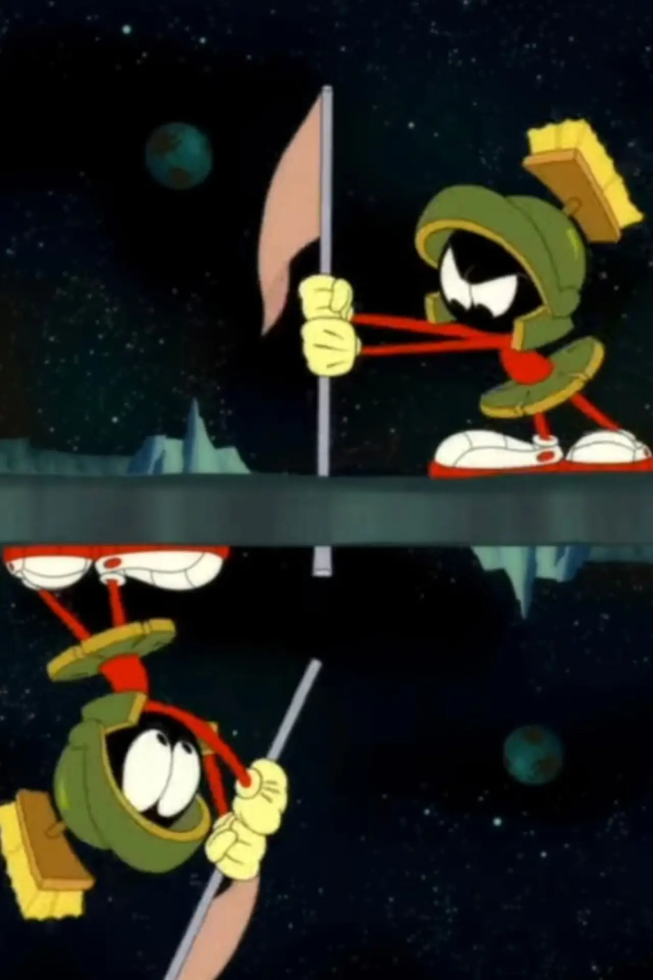Plakat filmowy "Marvin Flag Gag: Split-Screen Marvin"