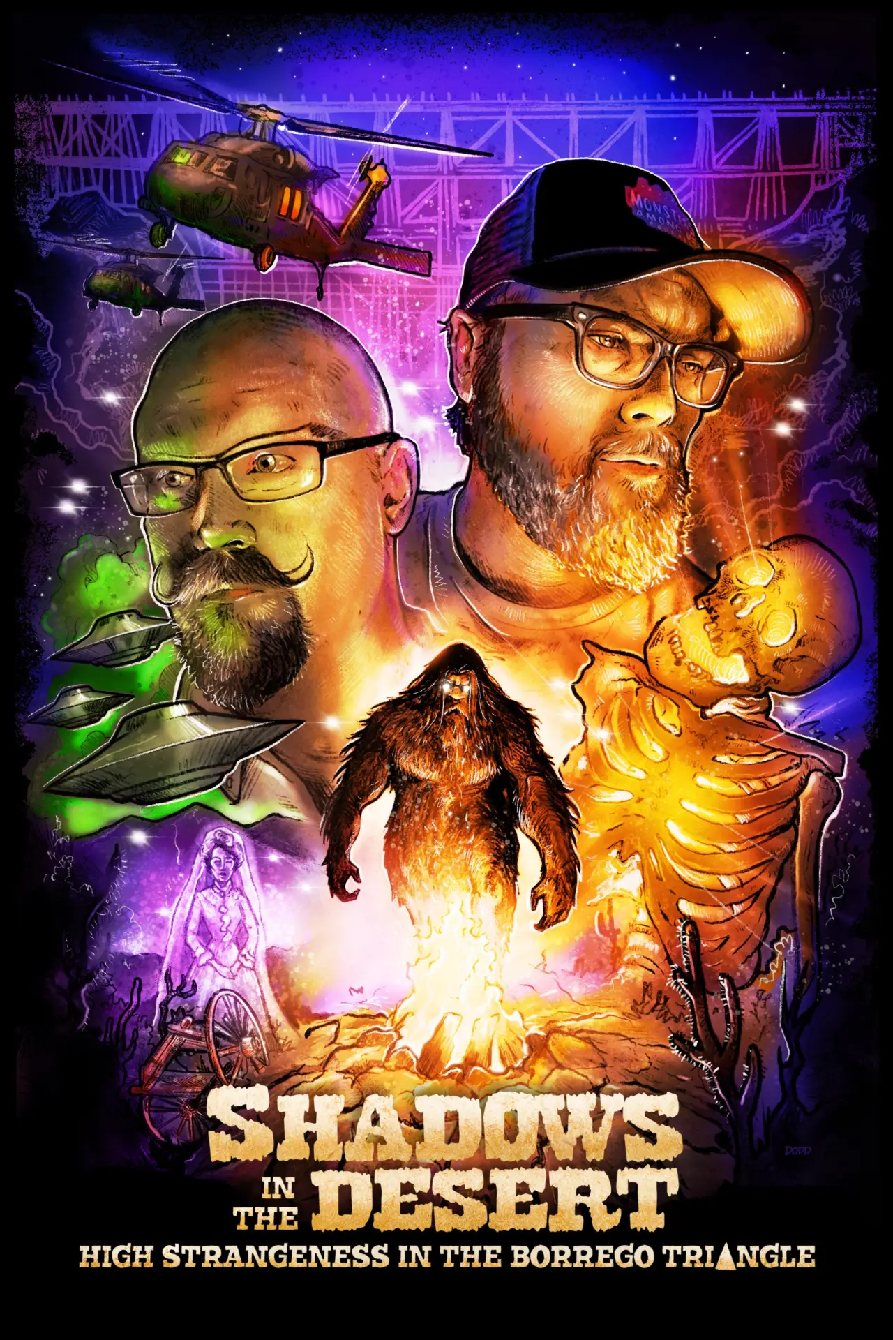 Plakat filmowy "Shadows in the Desert: High Strangeness in the Borrego Triangle"