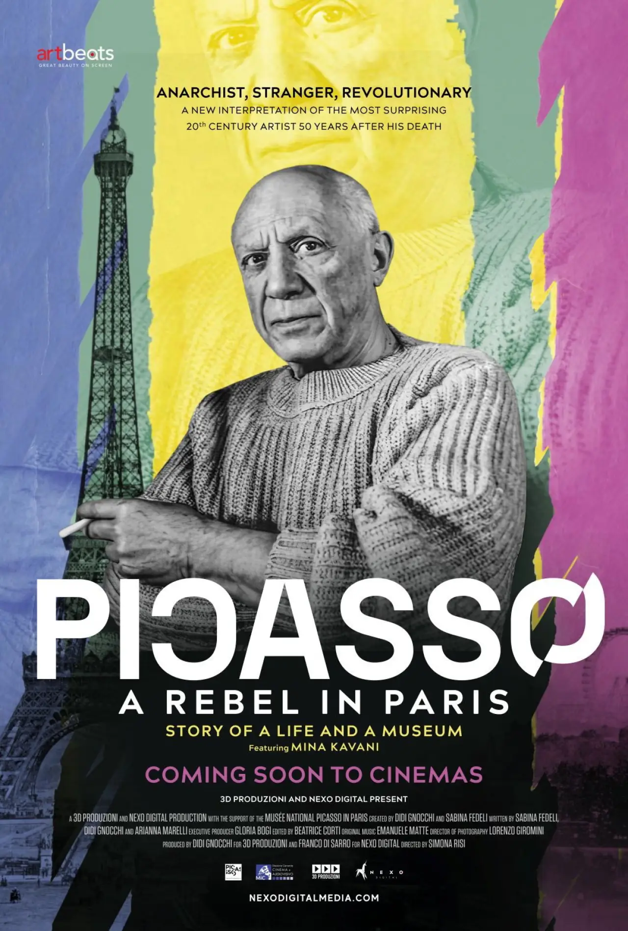 Plakat filmowy "Picasso. Buntownik w Paryżu"