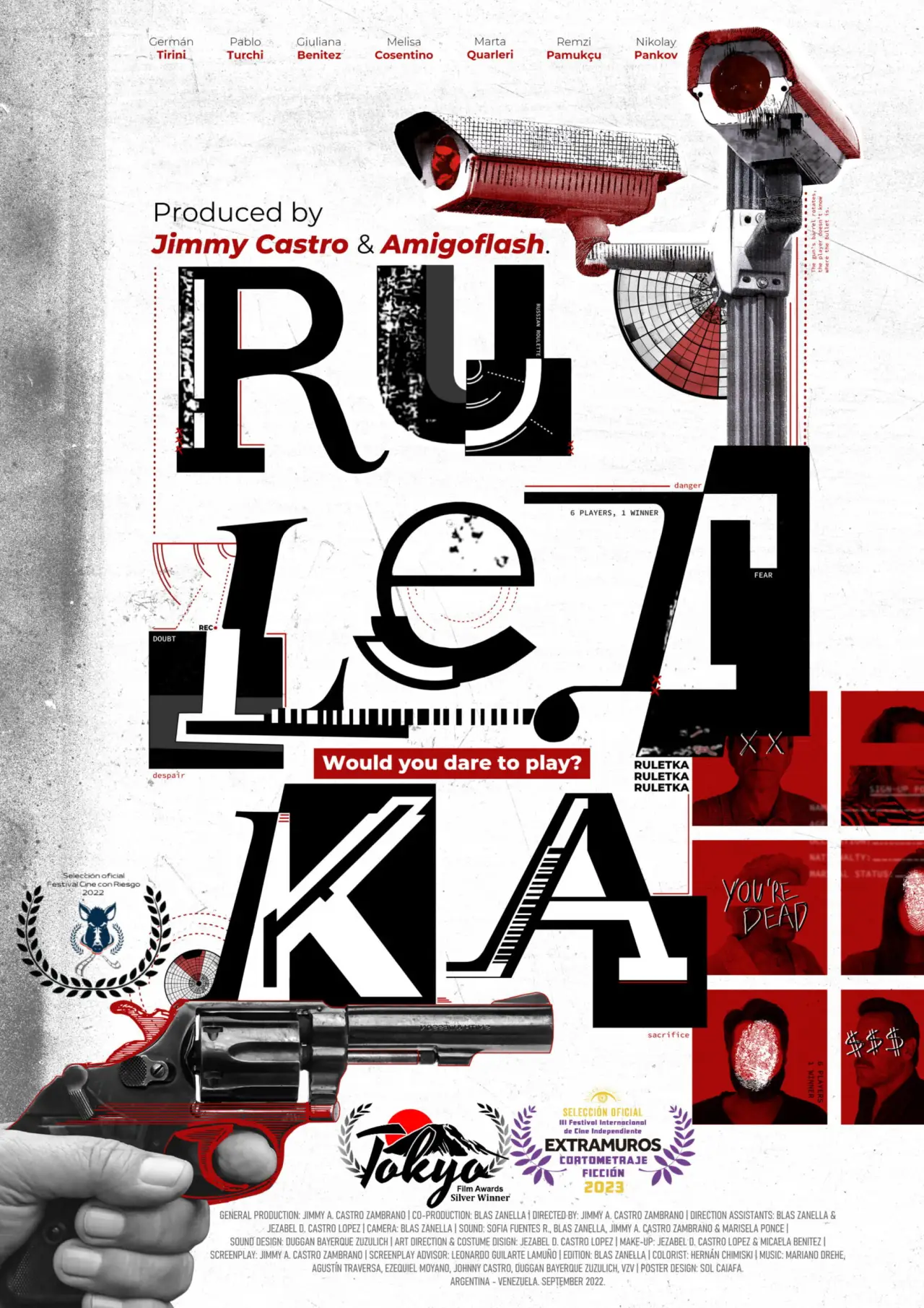 Plakat filmowy "Ruletka"