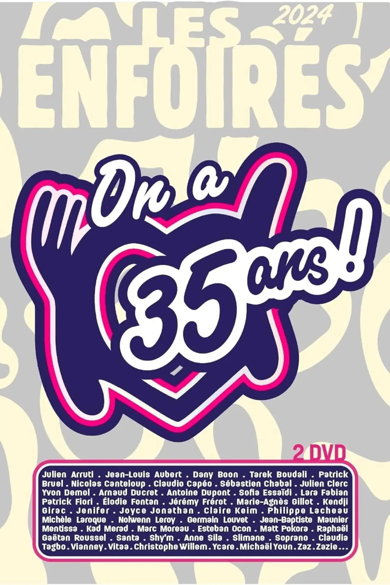 Plakat filmowy "Les Enfoirés 2024 - On a 35 ans !"