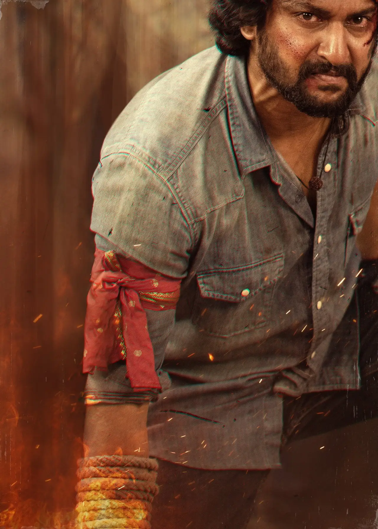 Plakat filmowy "స‌రిపోదా శ‌నివారం"