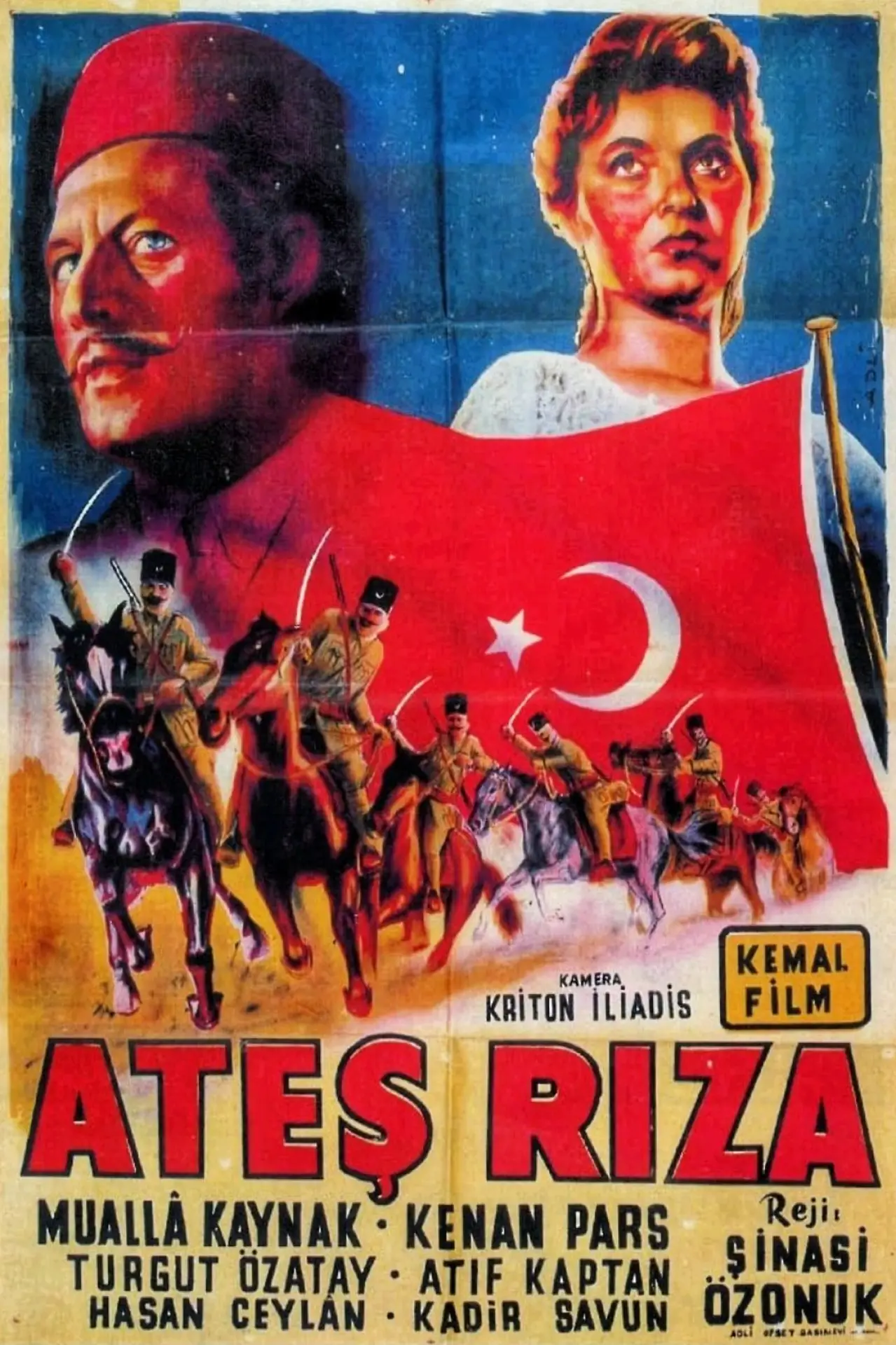 Plakat filmowy "Ateş Rıza"