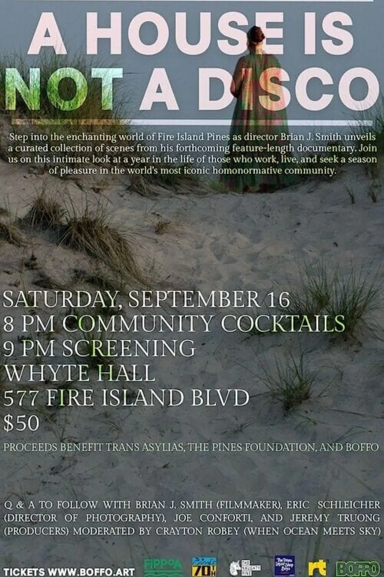 Plakat filmowy "A House Is Not a Disco"