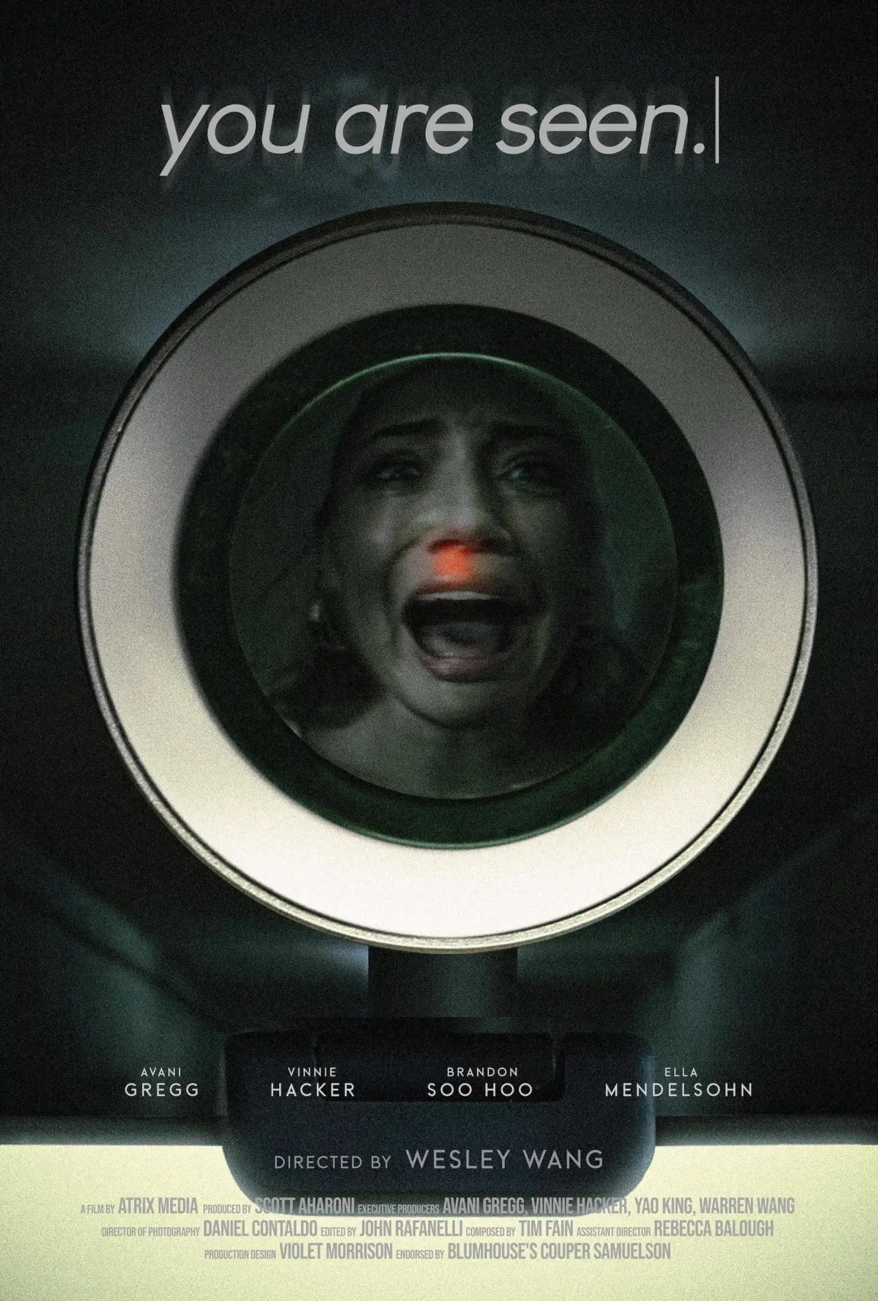 Plakat filmowy "you are seen."