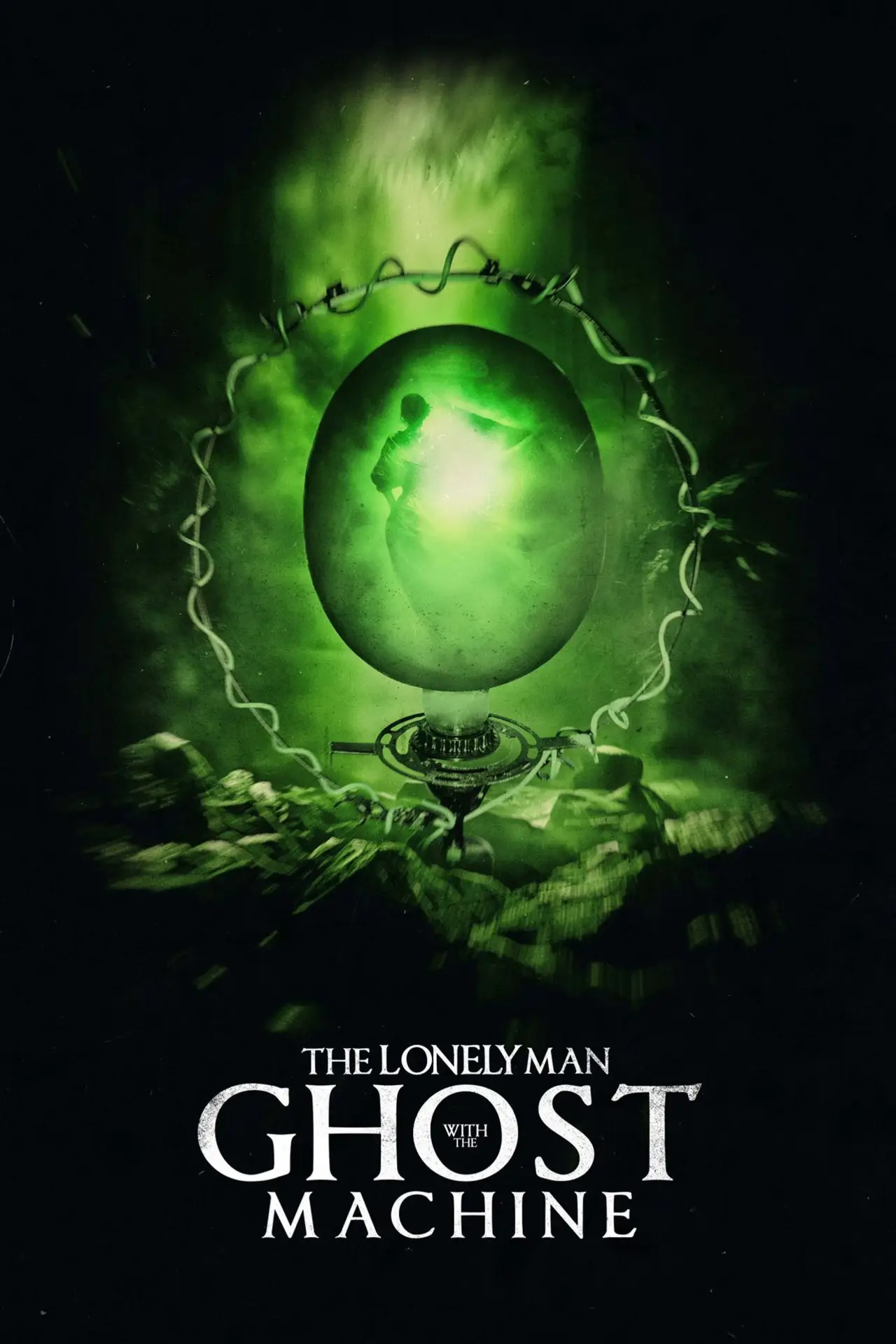 Plakat filmowy "The Lonely Man with the Ghost Machine"