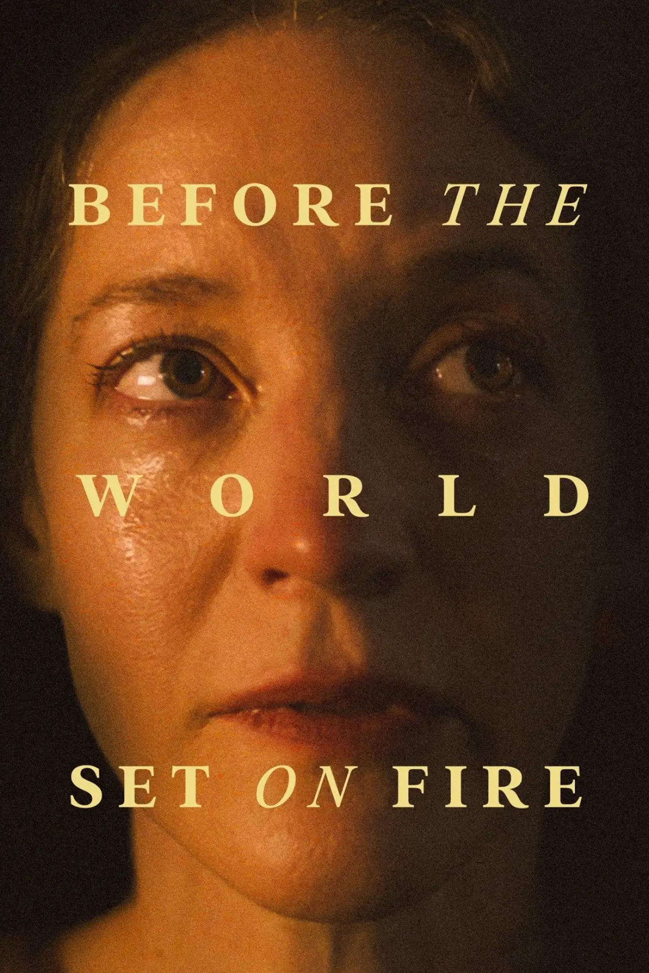 Plakat filmowy "Before the World Set on Fire"