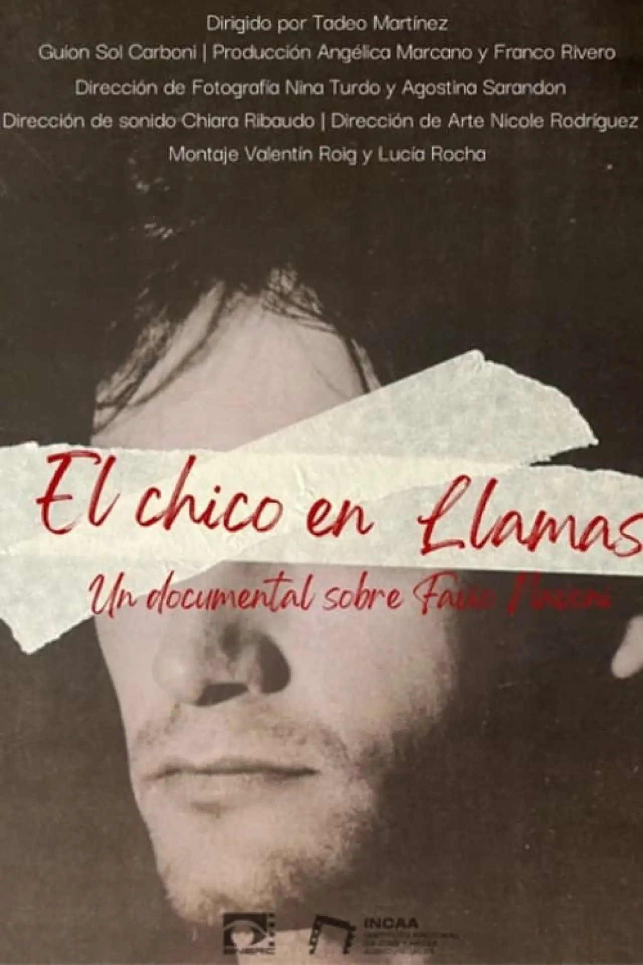 Plakat filmowy "El chico en llamas"