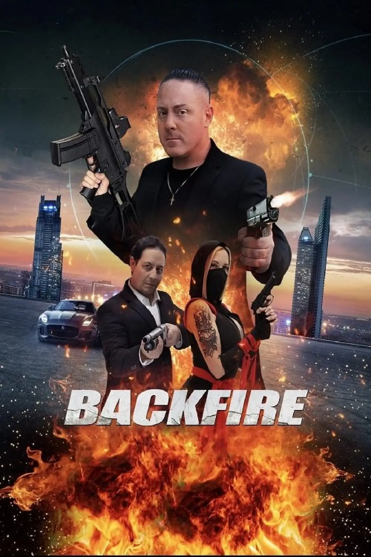 Plakat filmowy "Backfire"